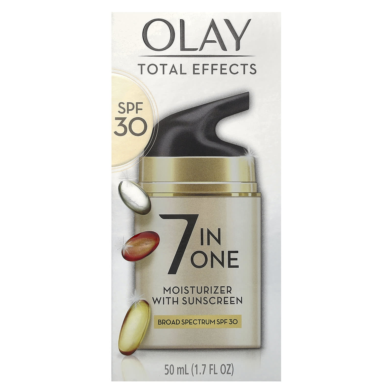Olay, Total Effects, 7-in-One Moisturizer with Sunscreen, SPF 30, 1.7 fl oz (50 ml)