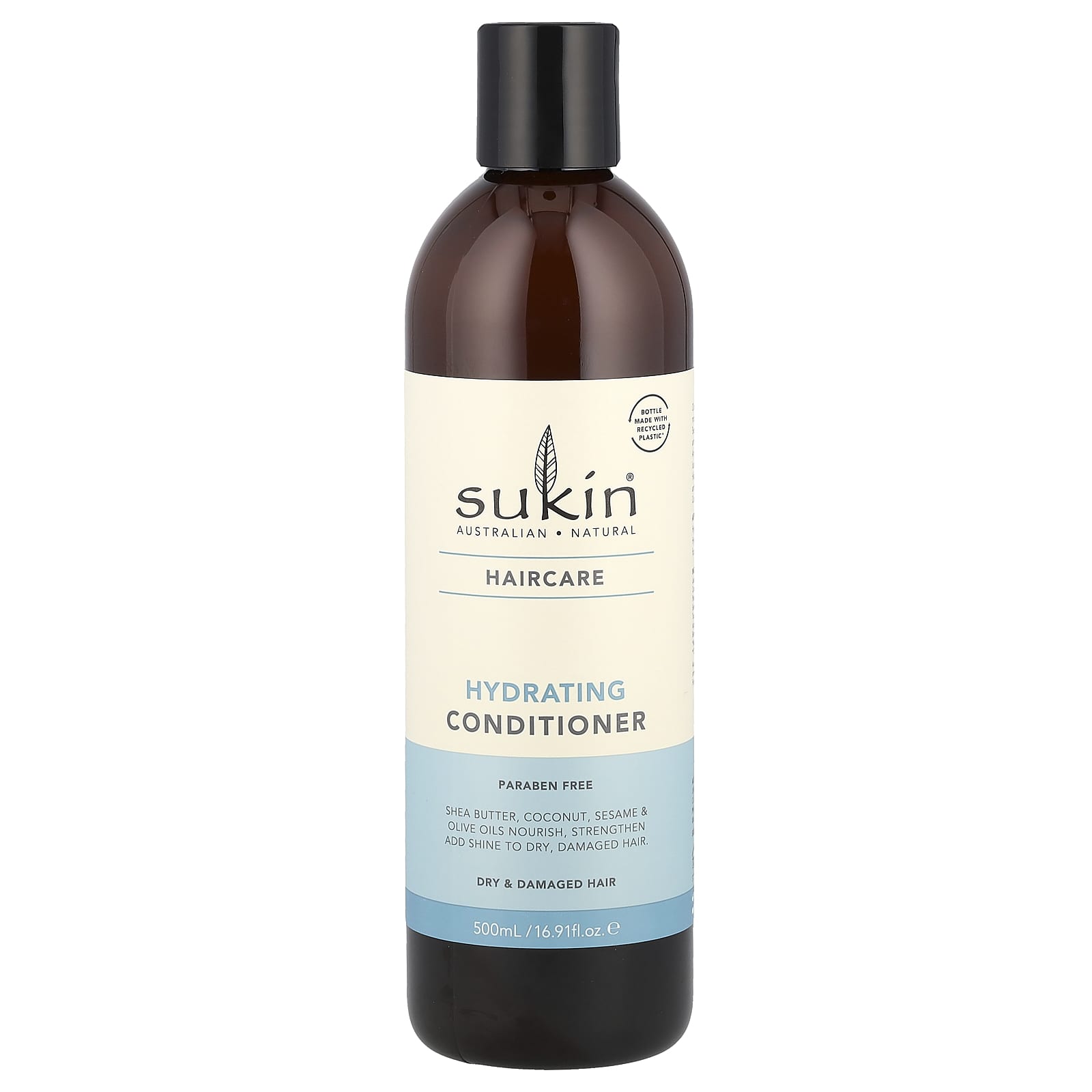 Sukin, Hydrating Conditioner, Dry & Damaged Hair, 16.9 fl oz (500 ml)