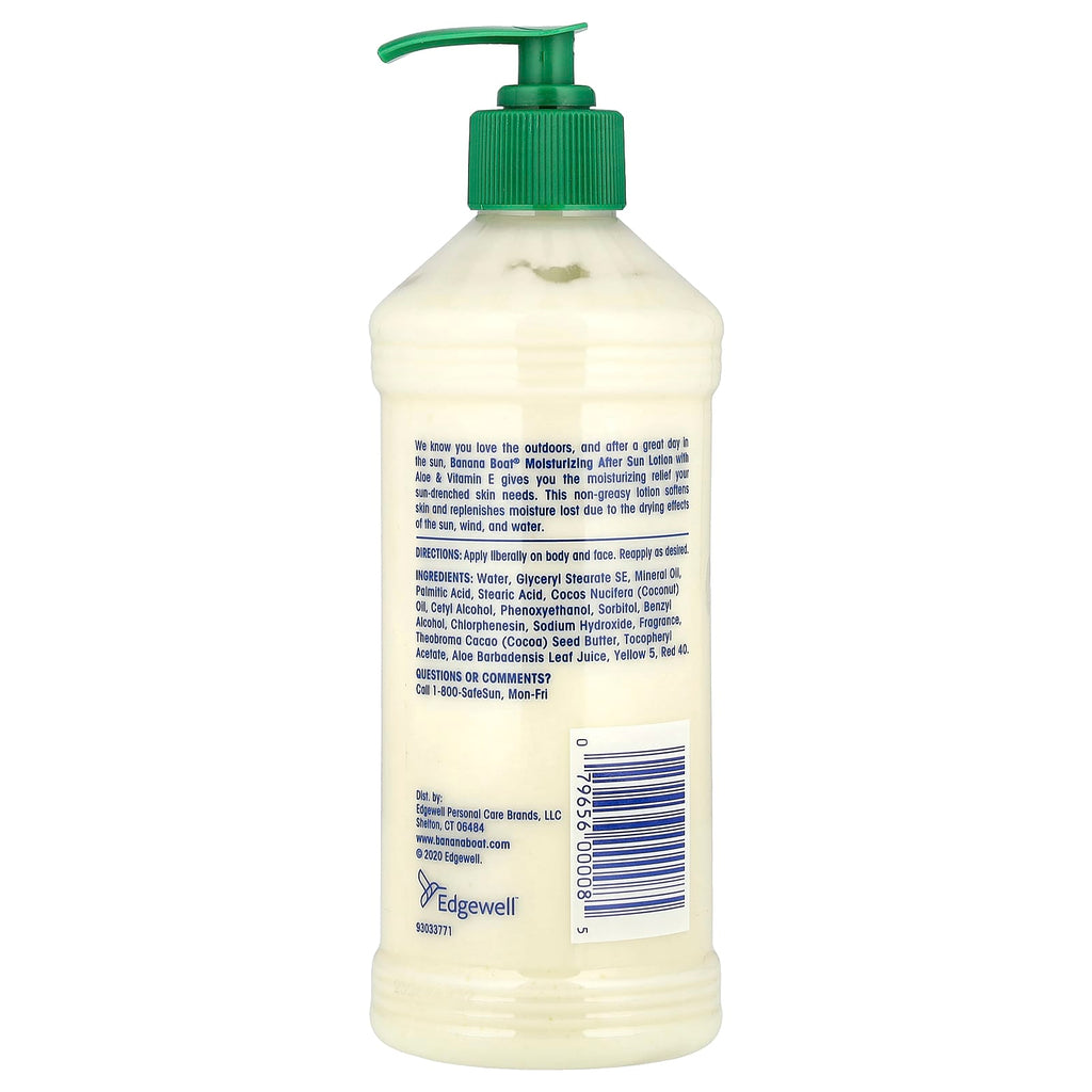 Banana Boat, Moisturizing After Sun Lotion with Aloe & Vitamin E, 16 fl oz (473 ml)