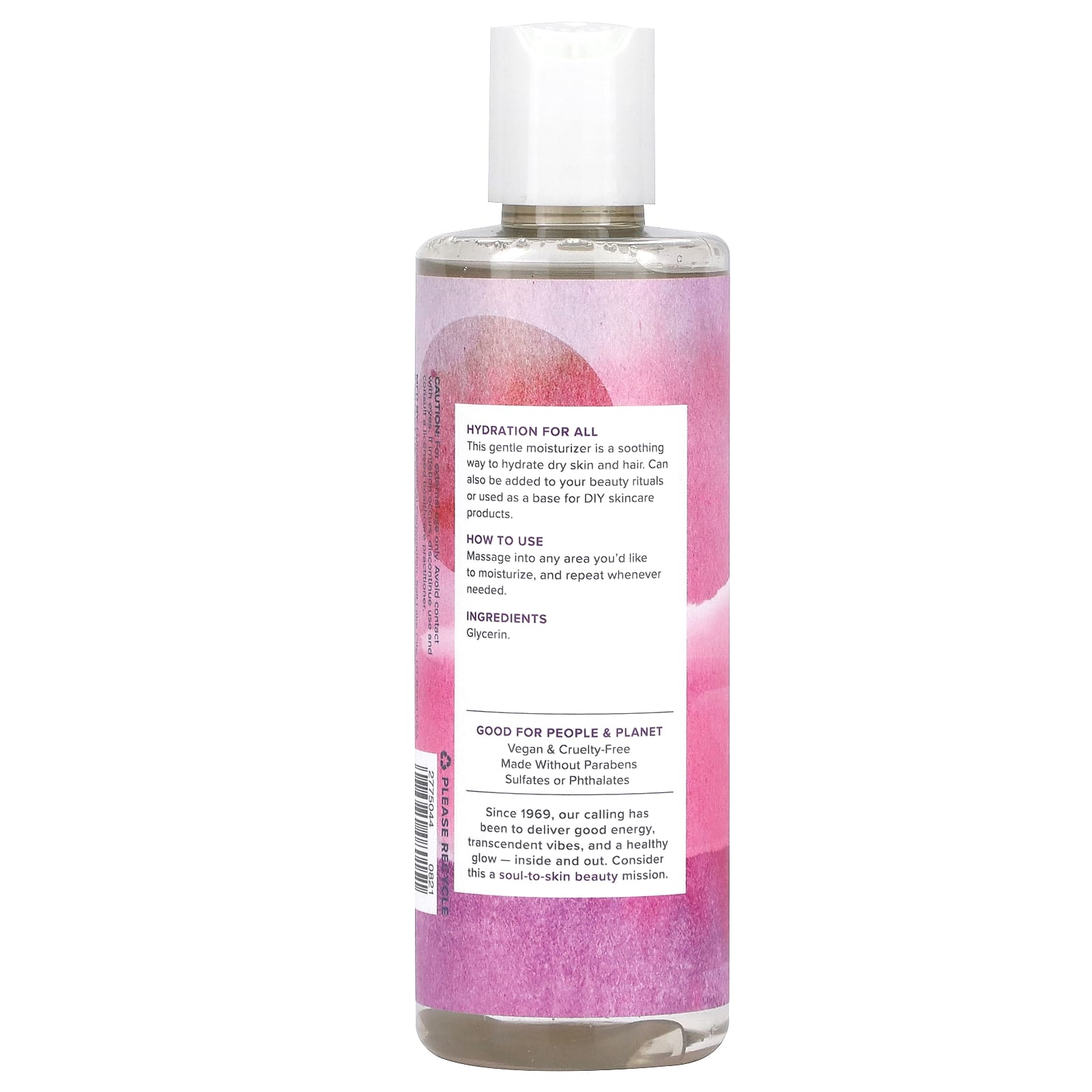 Heritage Store, Vegetable Glycerin, Soothing Moisturizer, All Skin Types, 8 fl oz (237 ml)