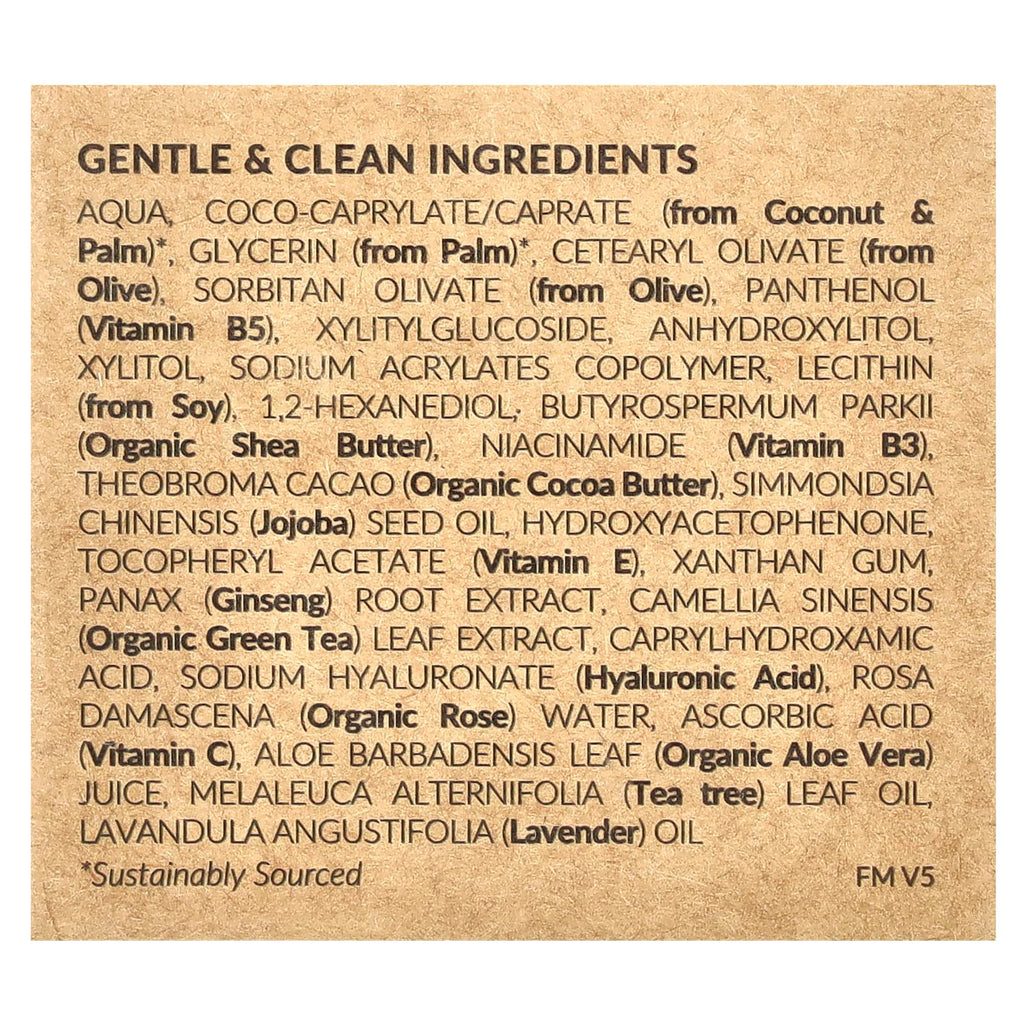 Tree To Tub, Ginseng Green Tea, Daily Hydrating Face Moisturizer , 1.7 oz (50 ml)