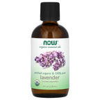 NOW Foods, Organic Essential Oils, Lavender, 4 fl oz (118 ml)