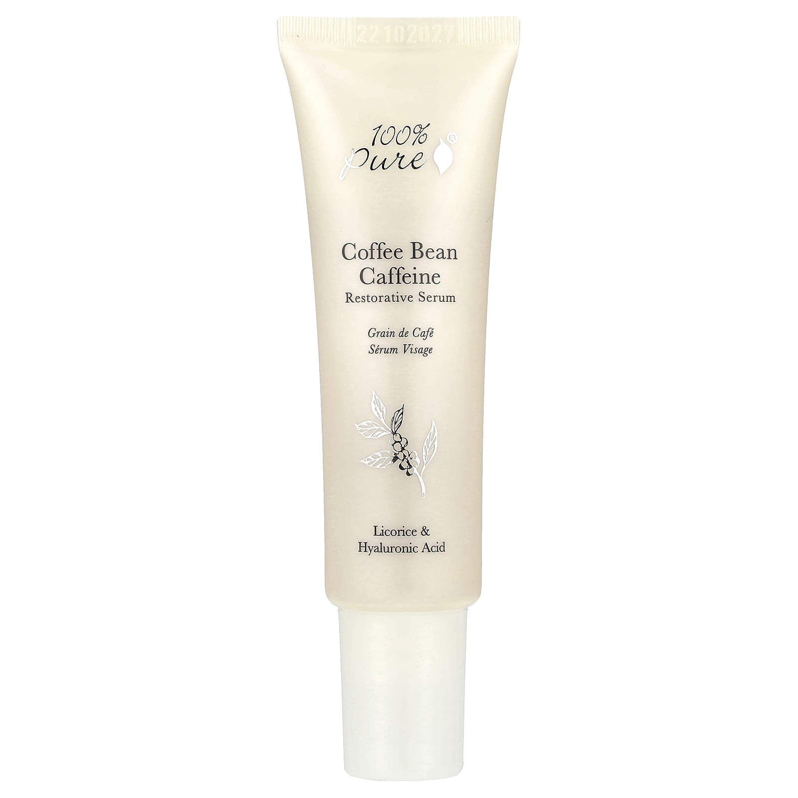 100% PURE, Coffee Bean Restorative Serum, 1 fl oz (30 ml)