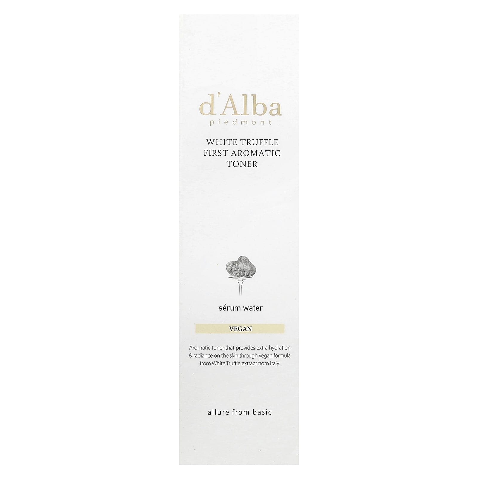 d'Alba, White Truffle First Aromatic Toner, 5.24 fl oz (155 ml)