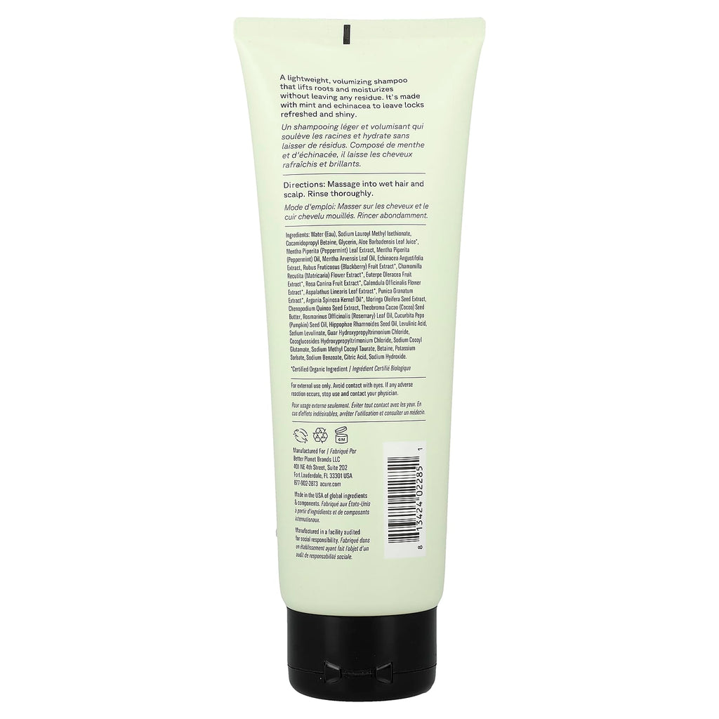 ACURE, Vivacious Volume Shampoo, Mint & Echinacea, 8 fl oz (236 ml)