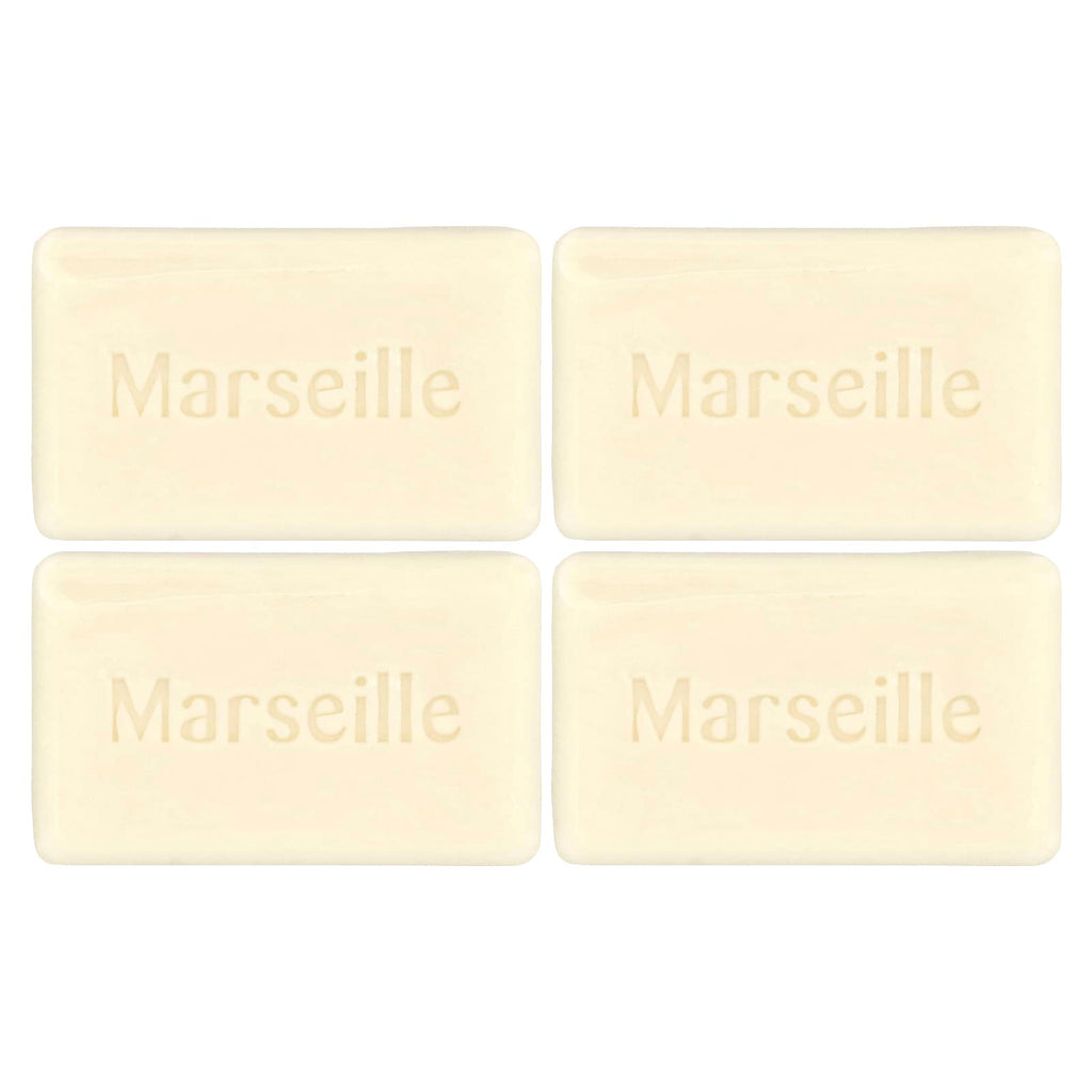 A La Maison de Provence, Hand & Body Bar Soap, Sweet Almond, 4 Bars, 3.5 oz (100 g) Each