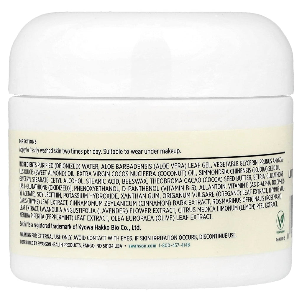 Swanson, L-Glutathione Cream with Setria® Glutathione, 2 fl oz (59 ml)