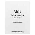 Abib, Quick Sunstick Protect Bar, SPF 50+, 0.77 oz (22 g)