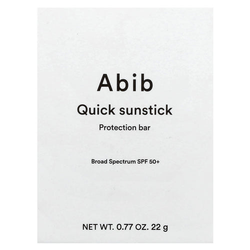 Abib, Quick Sunstick Protect Bar, SPF 50+, 0.77 oz (22 g)