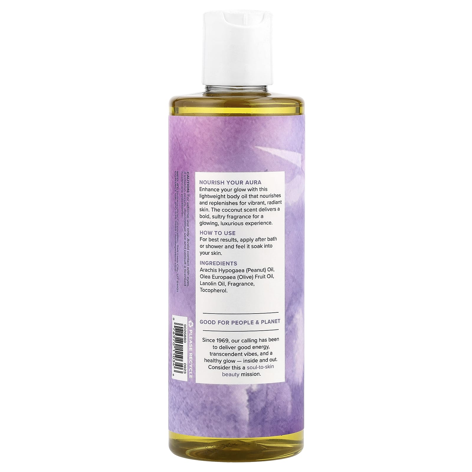 Heritage Store, Aura Glow Coconut, Body Oil , 8 fl oz (237 ml)