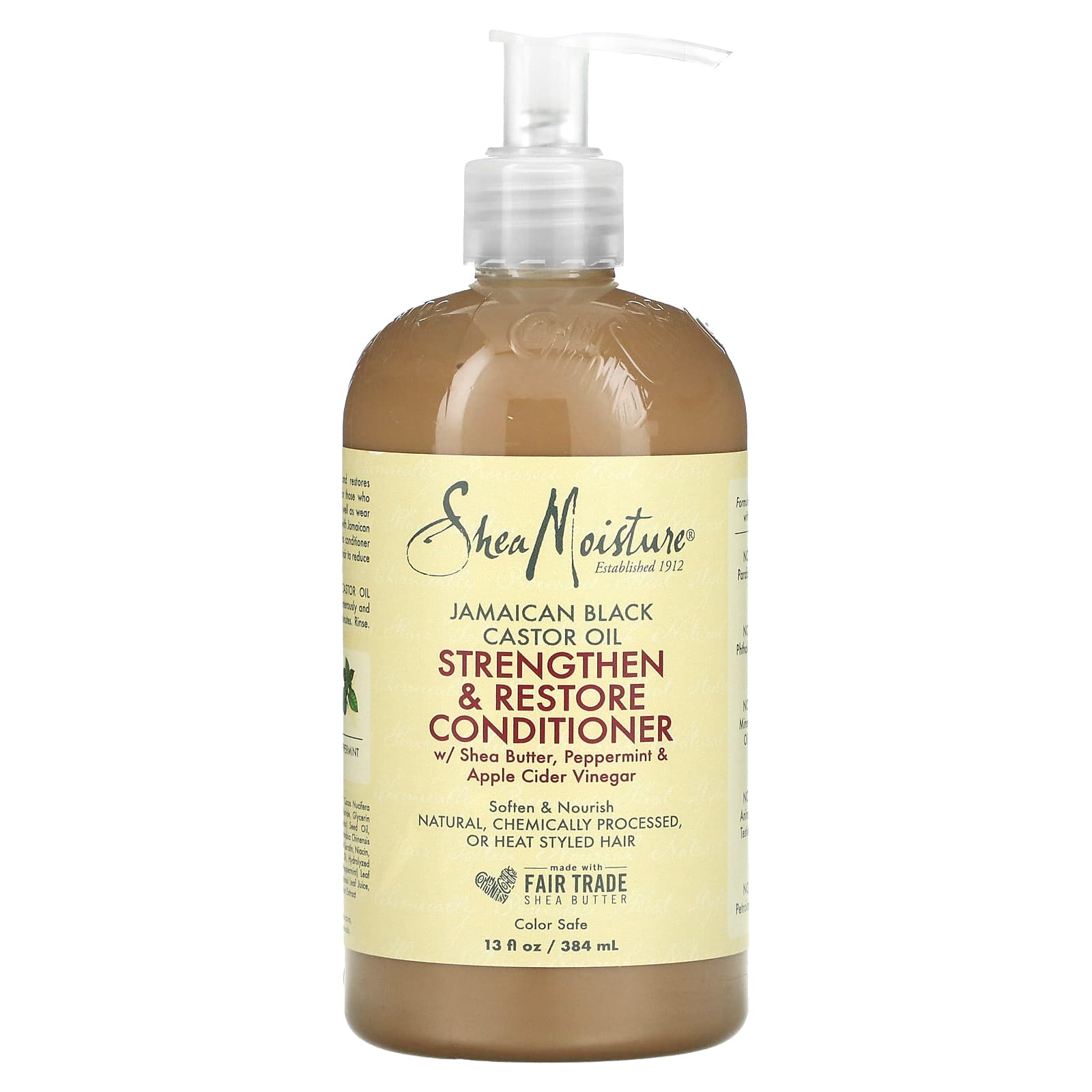 SheaMoisture, Jamaican Black Castor Oil Strengthen & Restore Conditioner, 13 fl oz (384 ml)