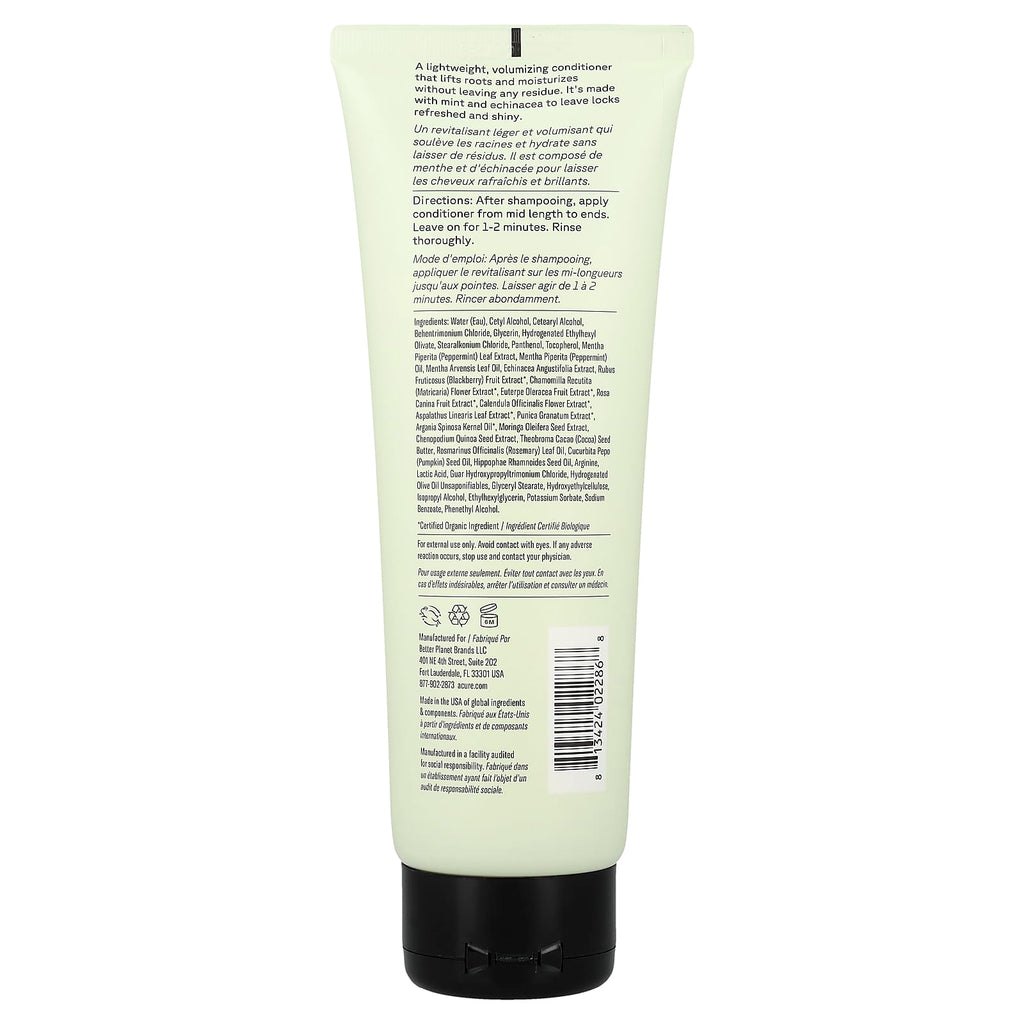 ACURE, Vivacious Volume Conditioner, Mint & Echinacea, 8 fl oz (236 ml)