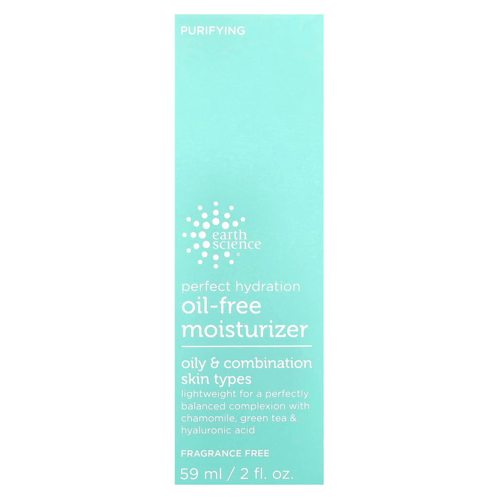 Earth Science, Perfect Hydration, Oil-Free Moisturizer, Fragrance Free, 2 fl oz (59 ml)