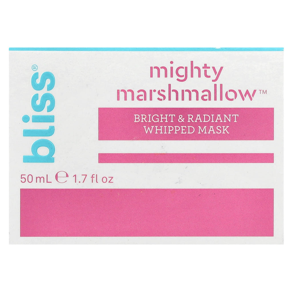 Bliss, Mighty Marshmallow™ Bright & Radiant Whipped Mask, 1.7 fl oz (50 ml)