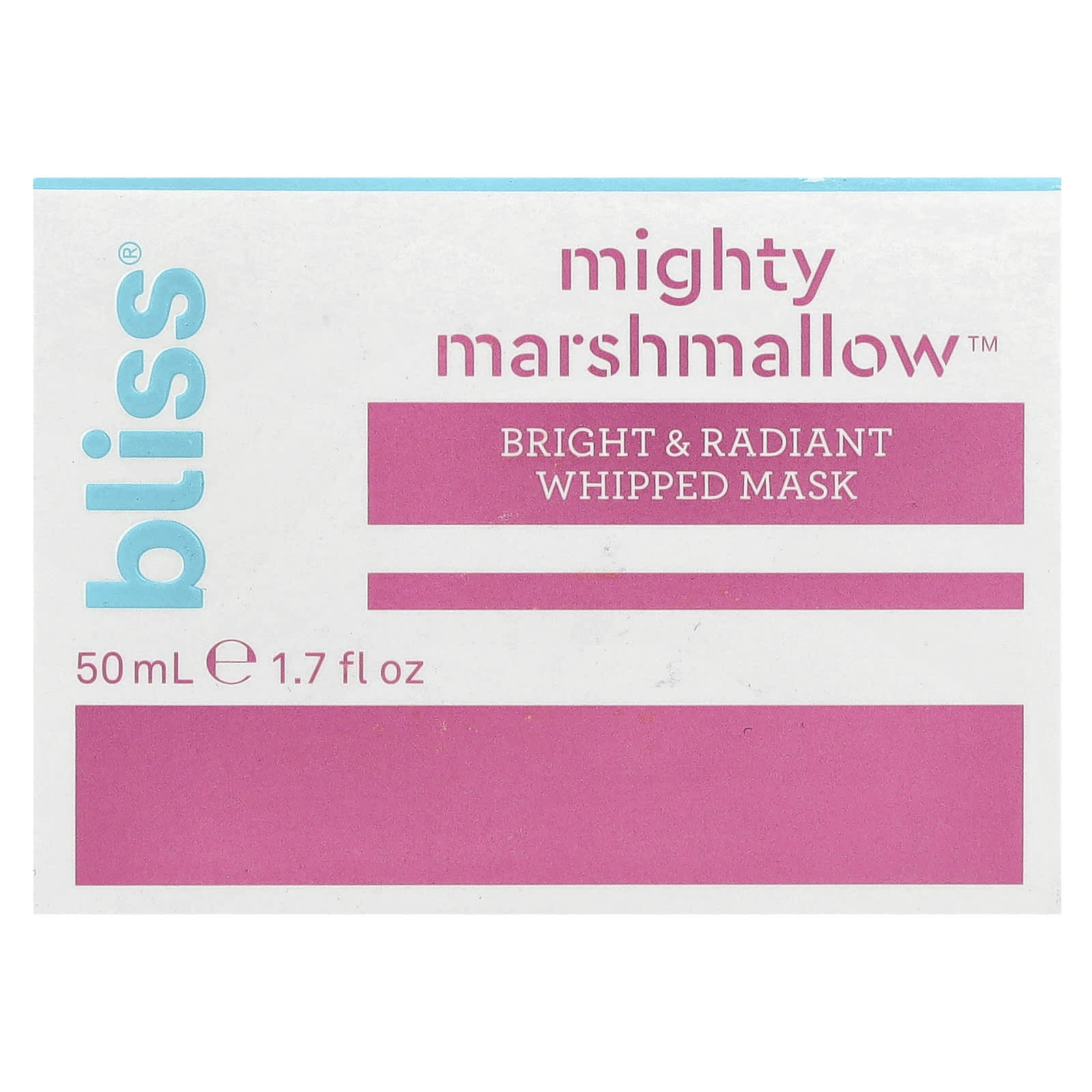 Bliss, Mighty Marshmallow™ Bright & Radiant Whipped Mask, 1.7 fl oz (50 ml)