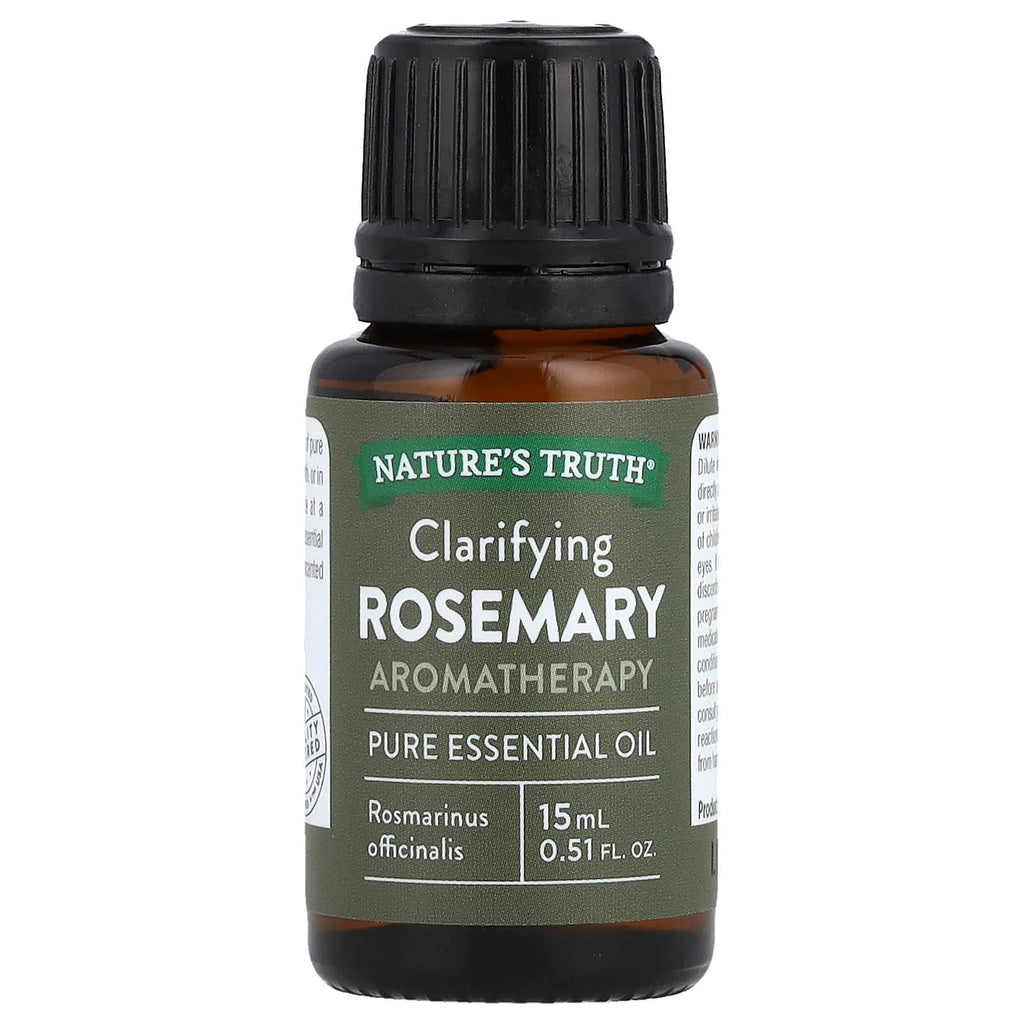 Nature's Truth, Pure Essential Oil, Clarifying Rosemary, 0.51 fl oz (15 ml)