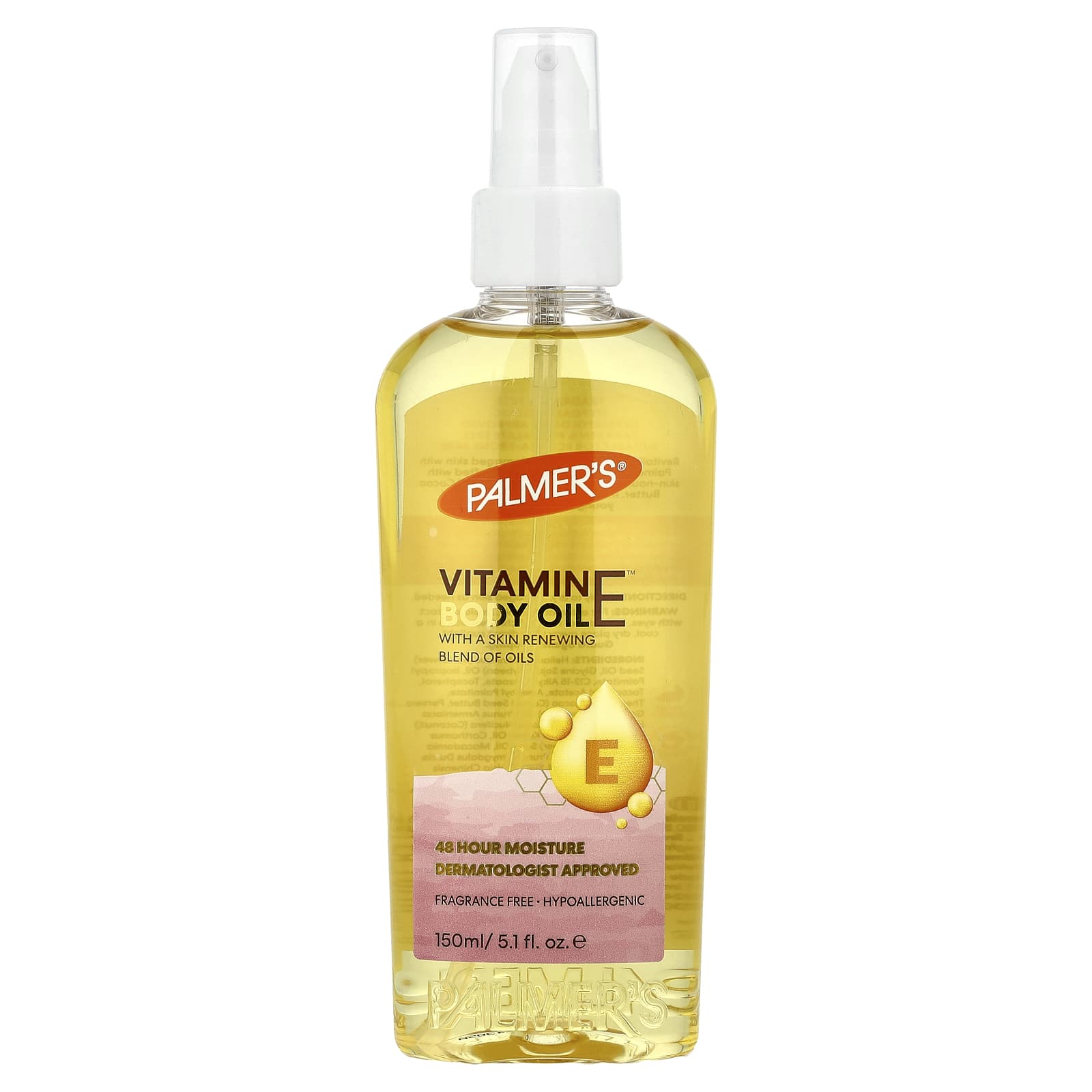 Palmer's, Vitamin E™ Body Oil, Fragrance Free, 5.1 fl oz (150 ml)