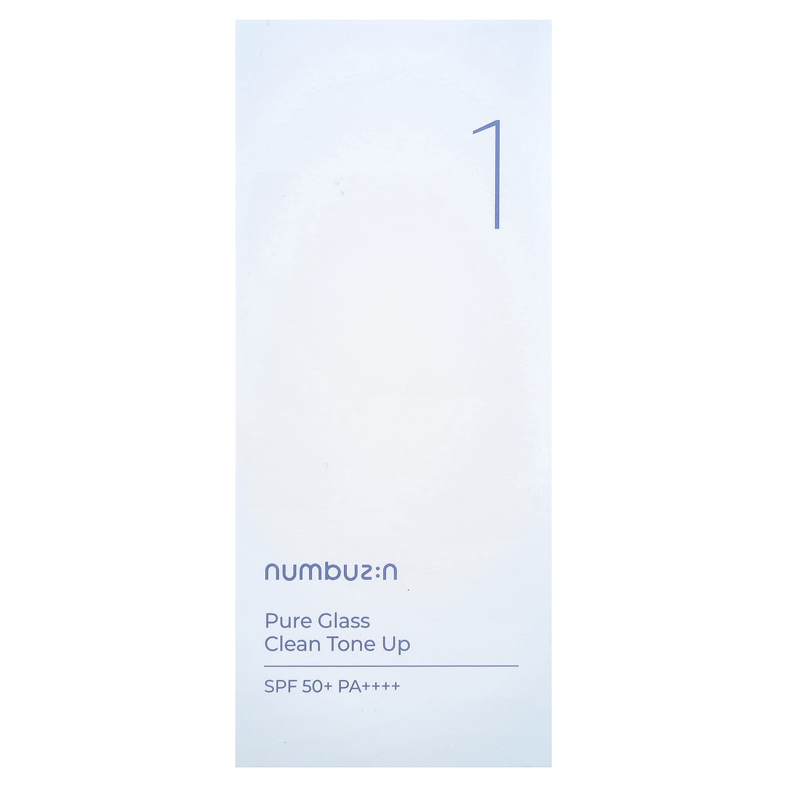 Numbuzin, No.1 Pure Glass Clean Tone Up, SPF 50+ PA++++, 1.69 fl oz (50 ml)
