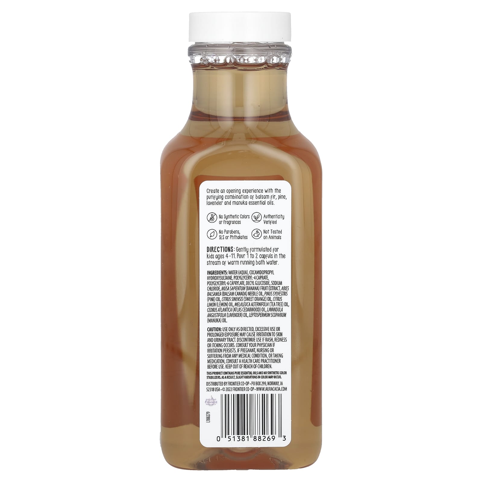 Aura Cacia, Kids, Clearing Bubble Bath, 13 fl oz (384 ml)