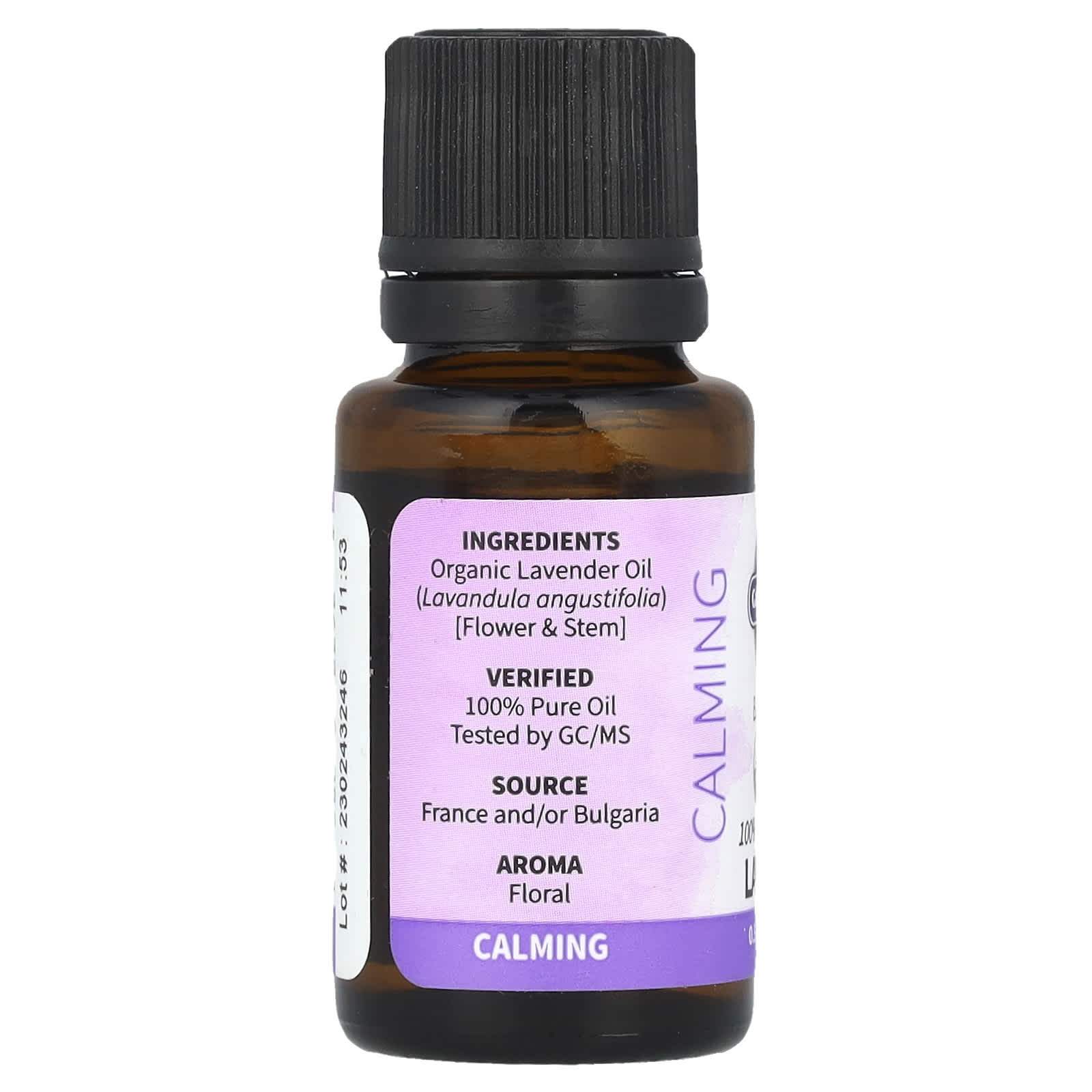 Garden of Life, Essential Oils, 100% Organic & Pure Lavender, 0.5 fl oz (15 ml)