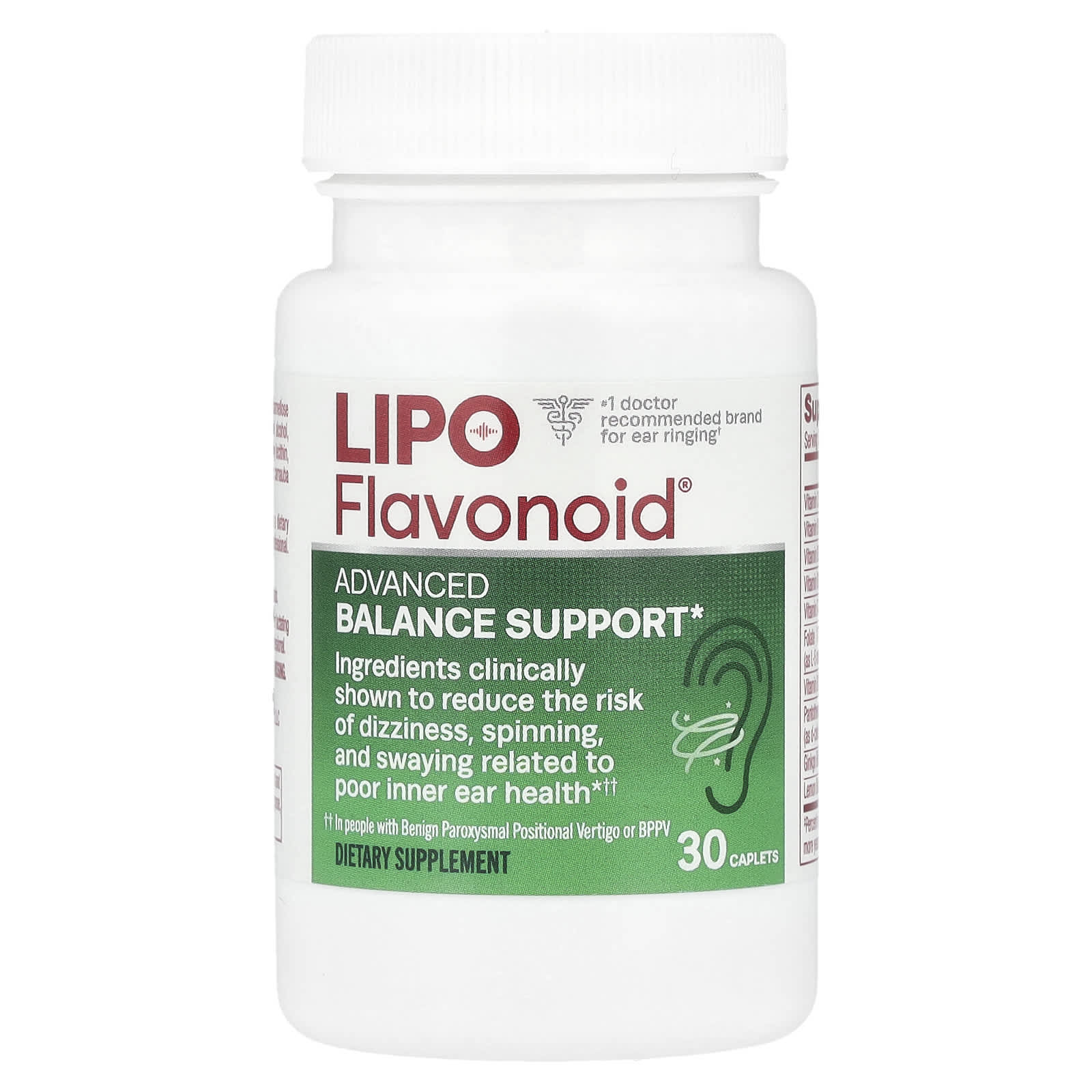 Lipo-Flavonoid, Advanced Balance Support, 30 Caplets