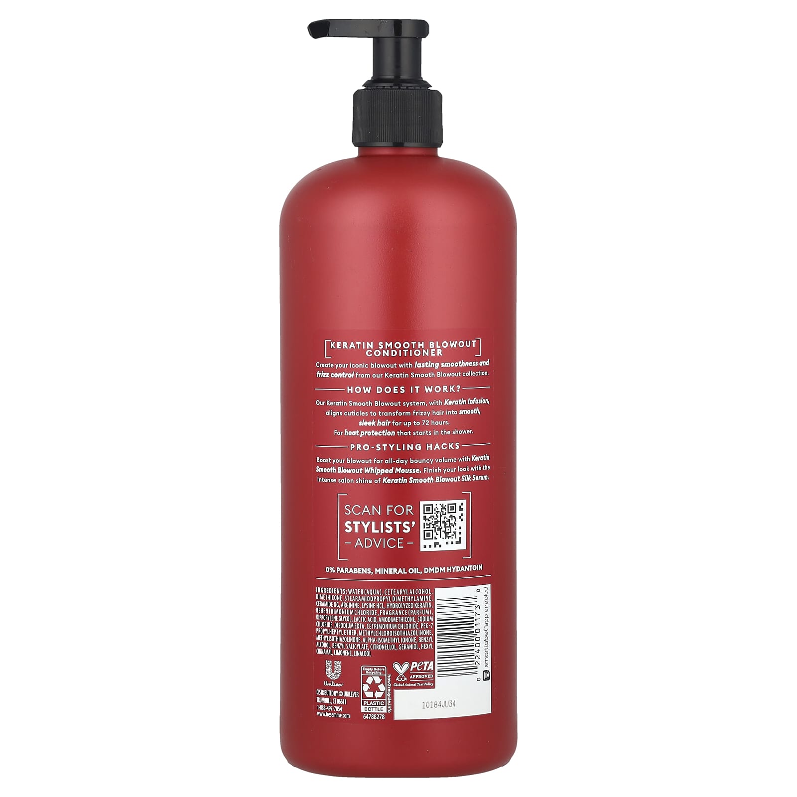 TRESemmé, Keratin Smooth Blowout Conditioner, 28 fl oz (828 ml)