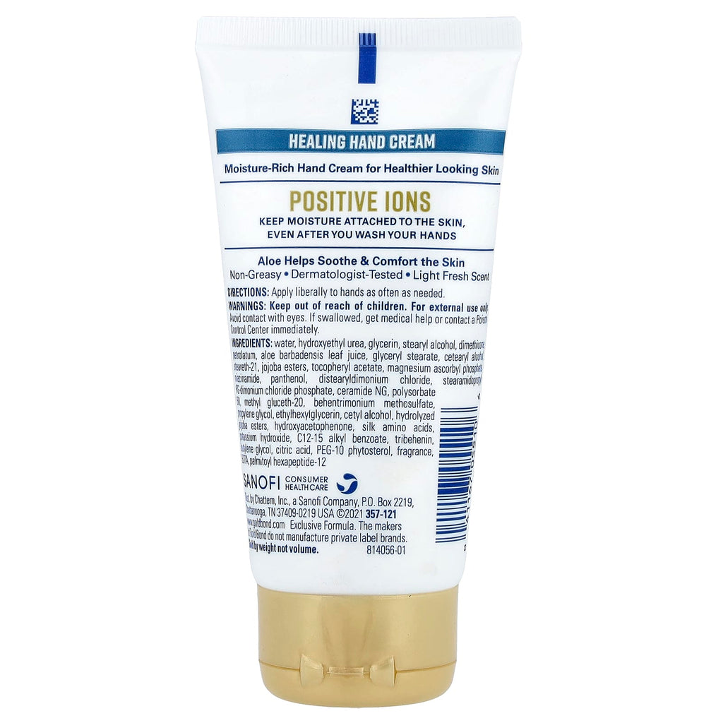 Gold Bond, Healing Hand Cream, For Dry To Extra Dry Skin, Aloe, 3 oz (85 g)