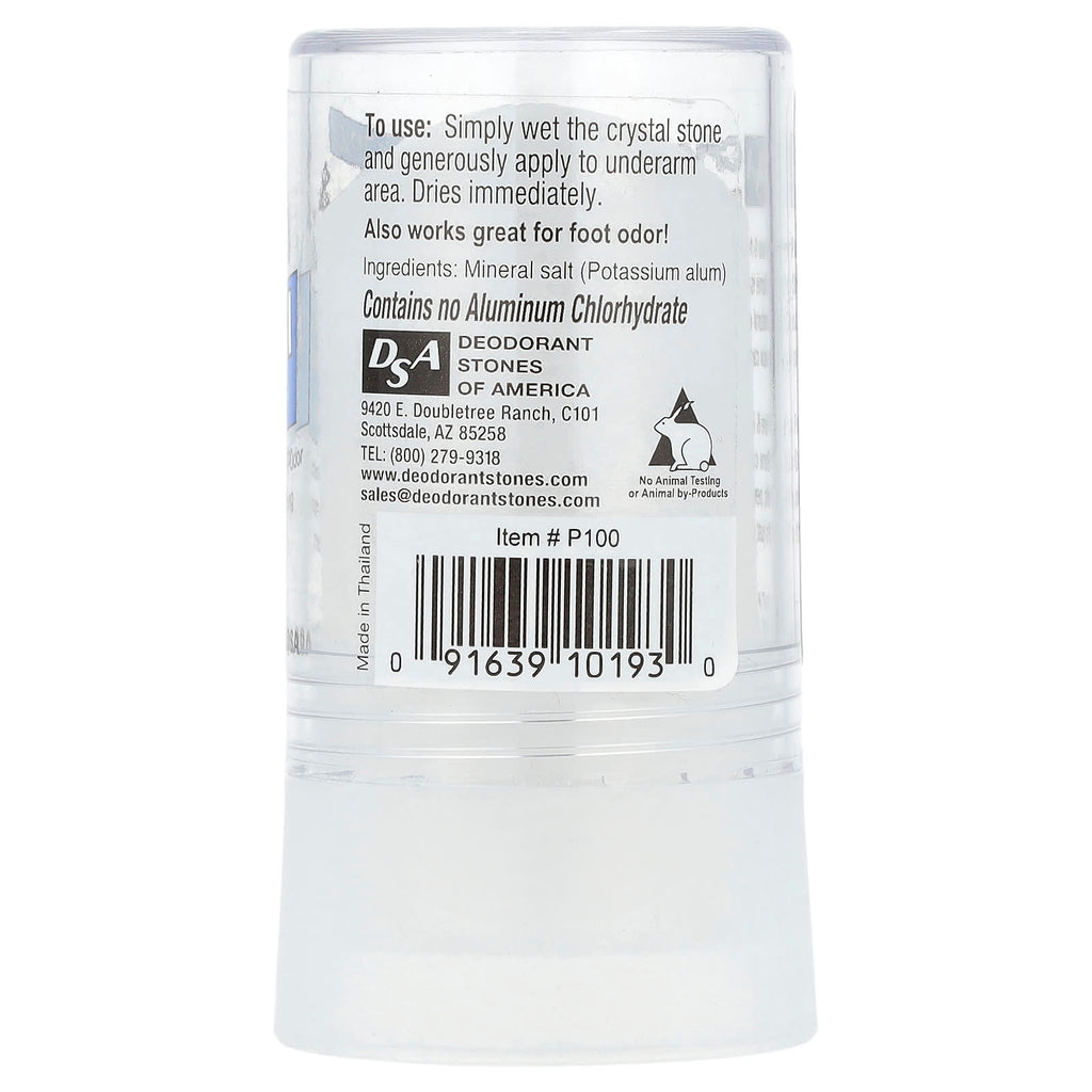 Thai Deodorant Stone, Pure & Natural, Crystal Deodorant Stone™, Unscented, 4.25 oz (120 g)