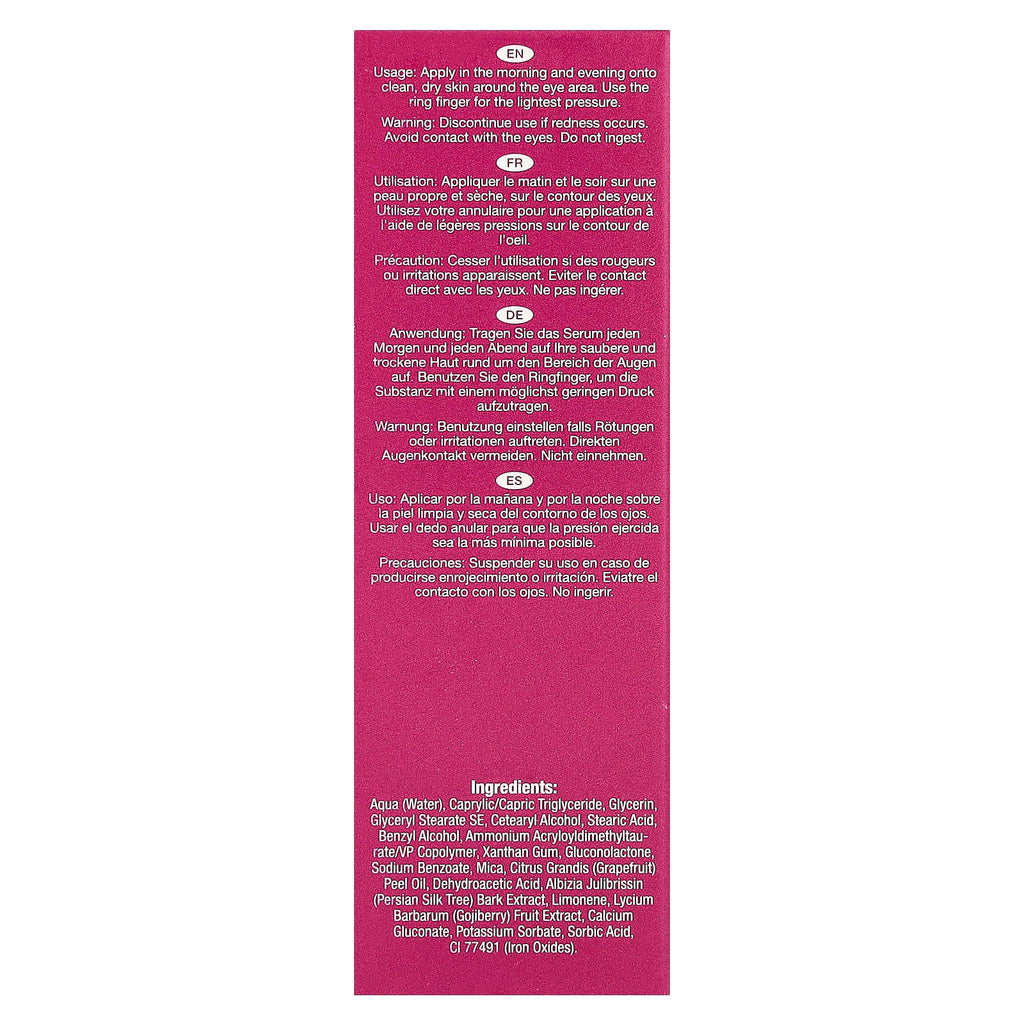 Dr. Botanicals, Goji Superfood Cooling Eye Serum, 1.01 fl oz (30 ml)