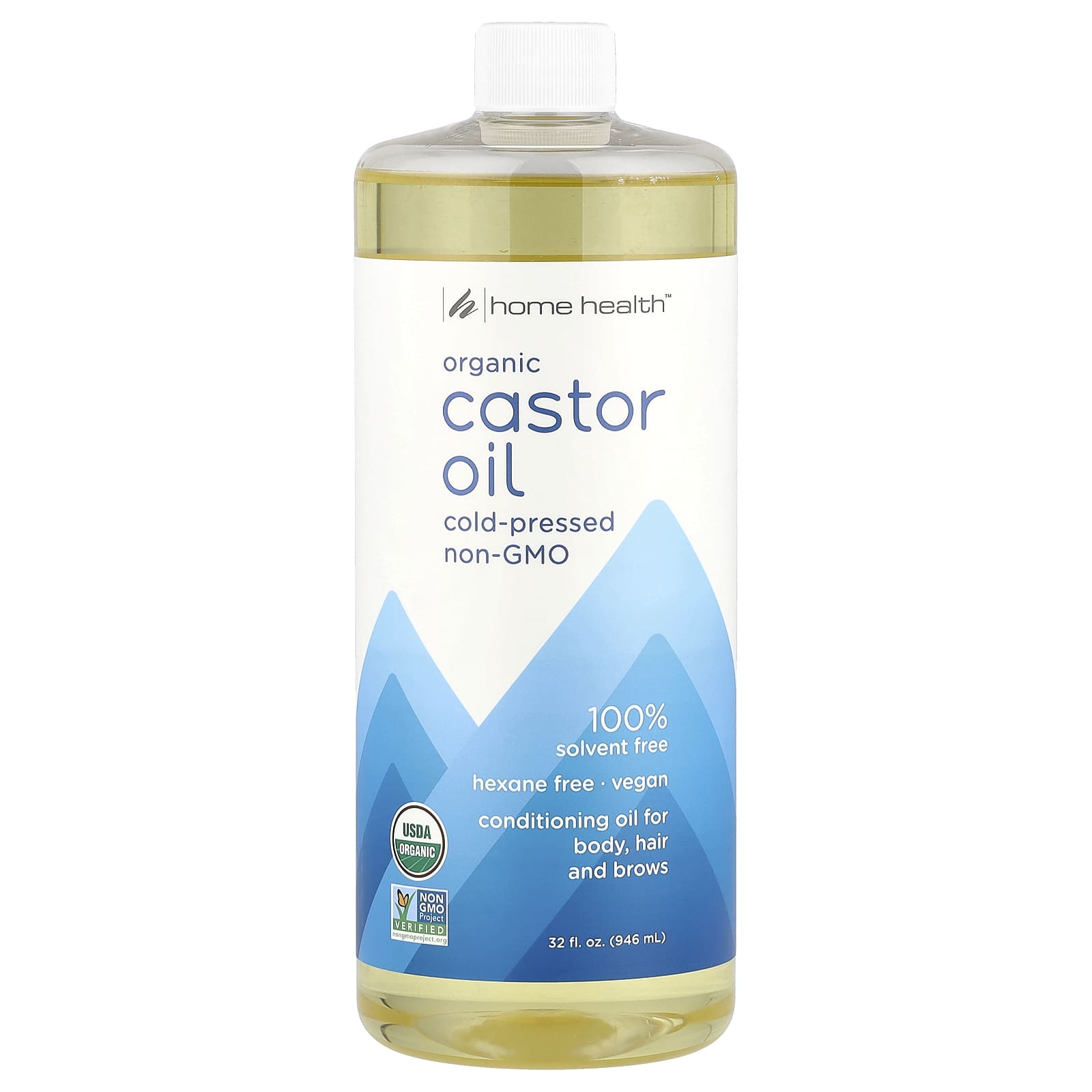 Home Health, Organic Castor Oil, 32 fl oz (946 ml)