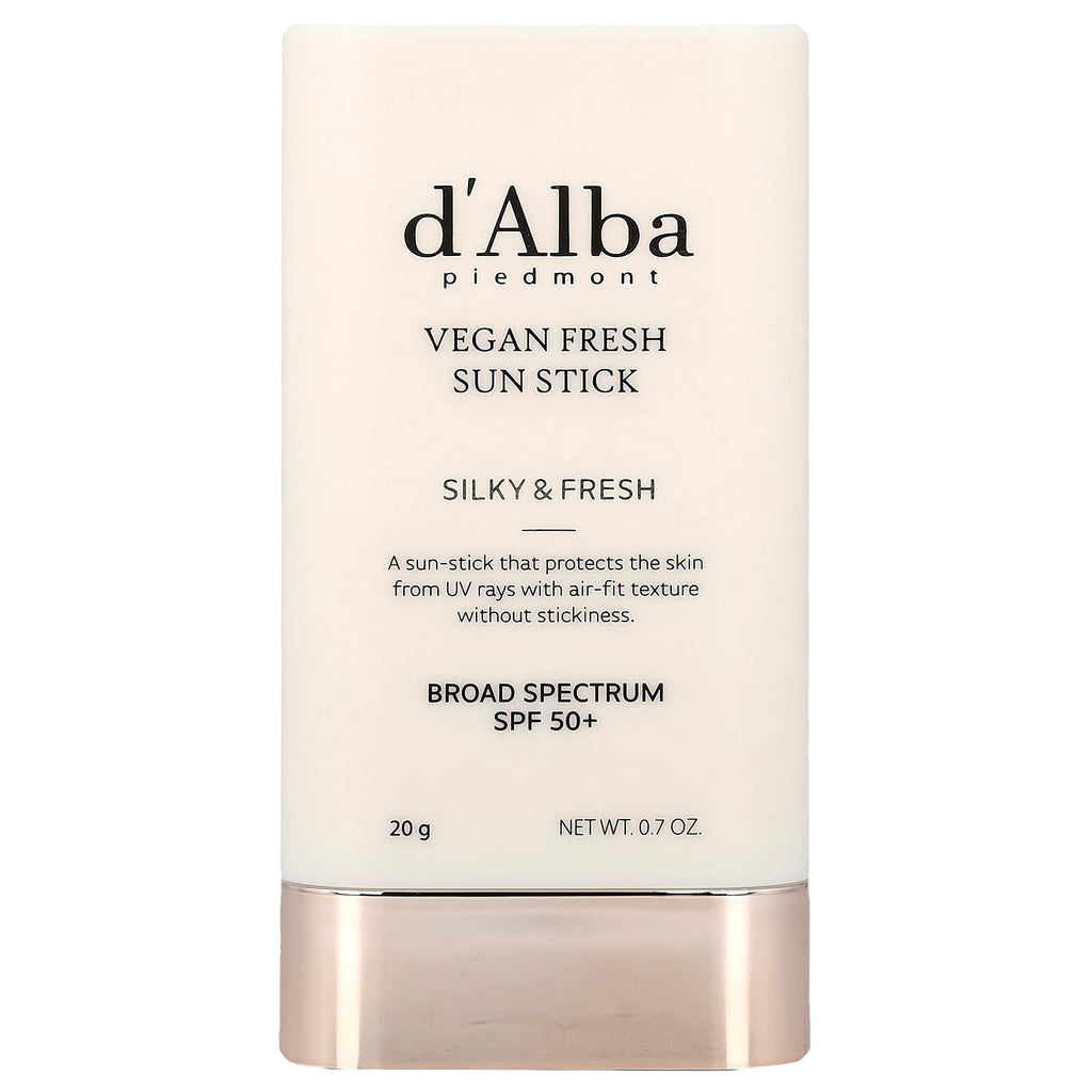 d'Alba, Vegan Fresh Sun Stick, SPF 50+, 0.7 oz (20 g)