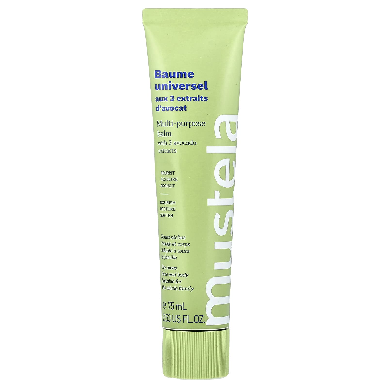 Mustela, Multi-Purpose Balm With 3 Avocado Extracts, 2.53 fl oz (75 ml)