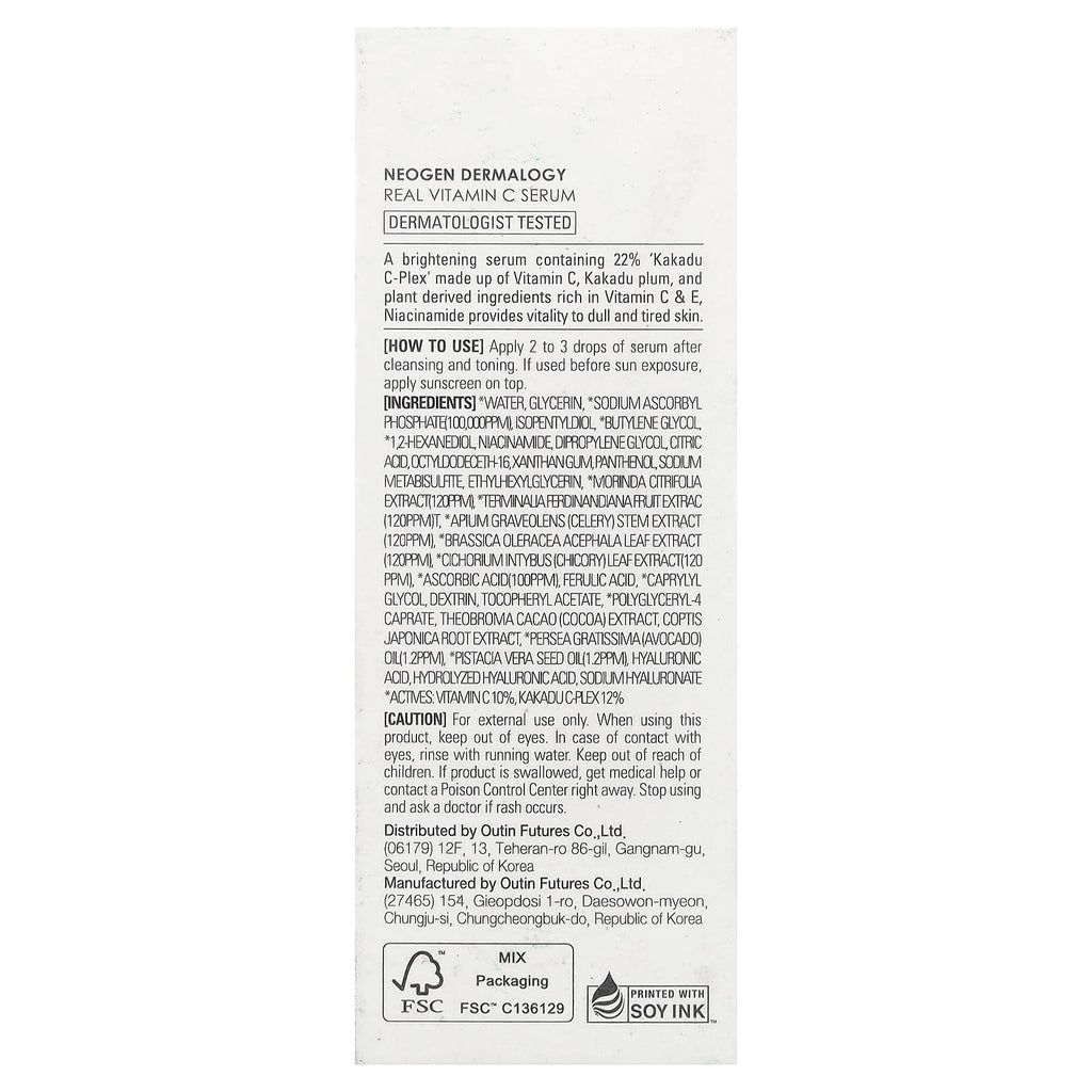 Neogen, Real Vitamin C Serum, 1.12 oz (32 g)