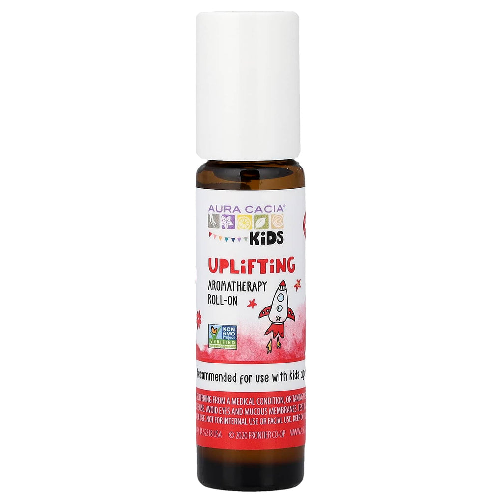 Aura Cacia, Kids, Aromatherapy Roll-On, Uplifting, 0.31 fl oz (9.2 ml)