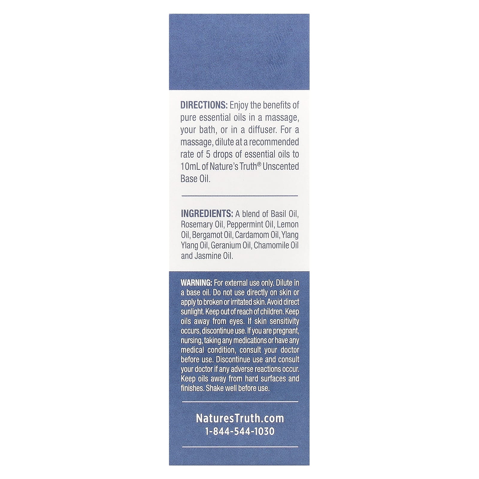 Nature's Truth, Pure Essential Oil, Focusing Mental Clarity™, 0.51 fl oz (15 ml)