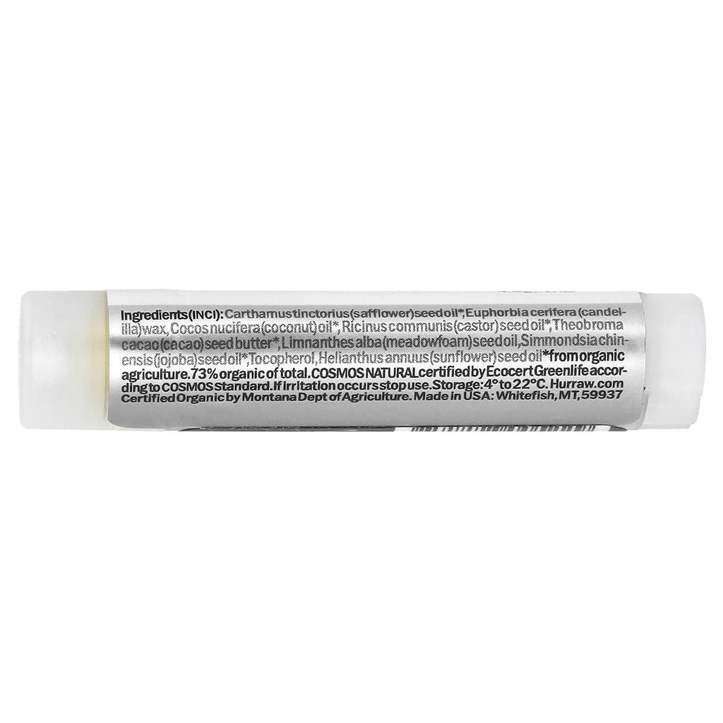 Hurraw! Balm, Lip Balm, Unscented, 0.17 oz (4.8 g)