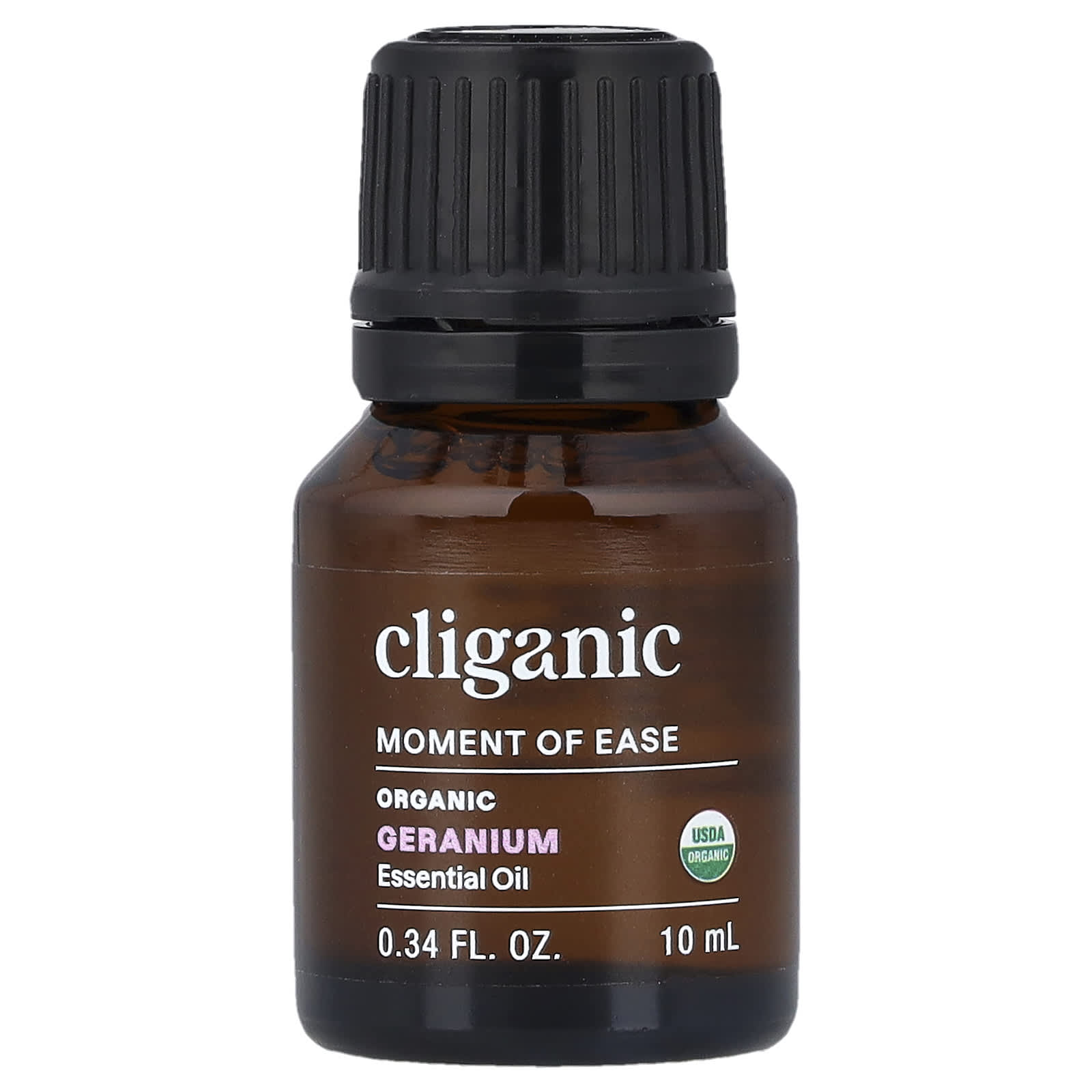 Cliganic, Moment of Ease™, 100% Pure Essential Oil, Geranium, 0.34 fl oz (10 ml)