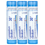 Boiron, Lycopodium, Meltaway Pellets, 30C, 3 Tubes, 80 Pellets Each