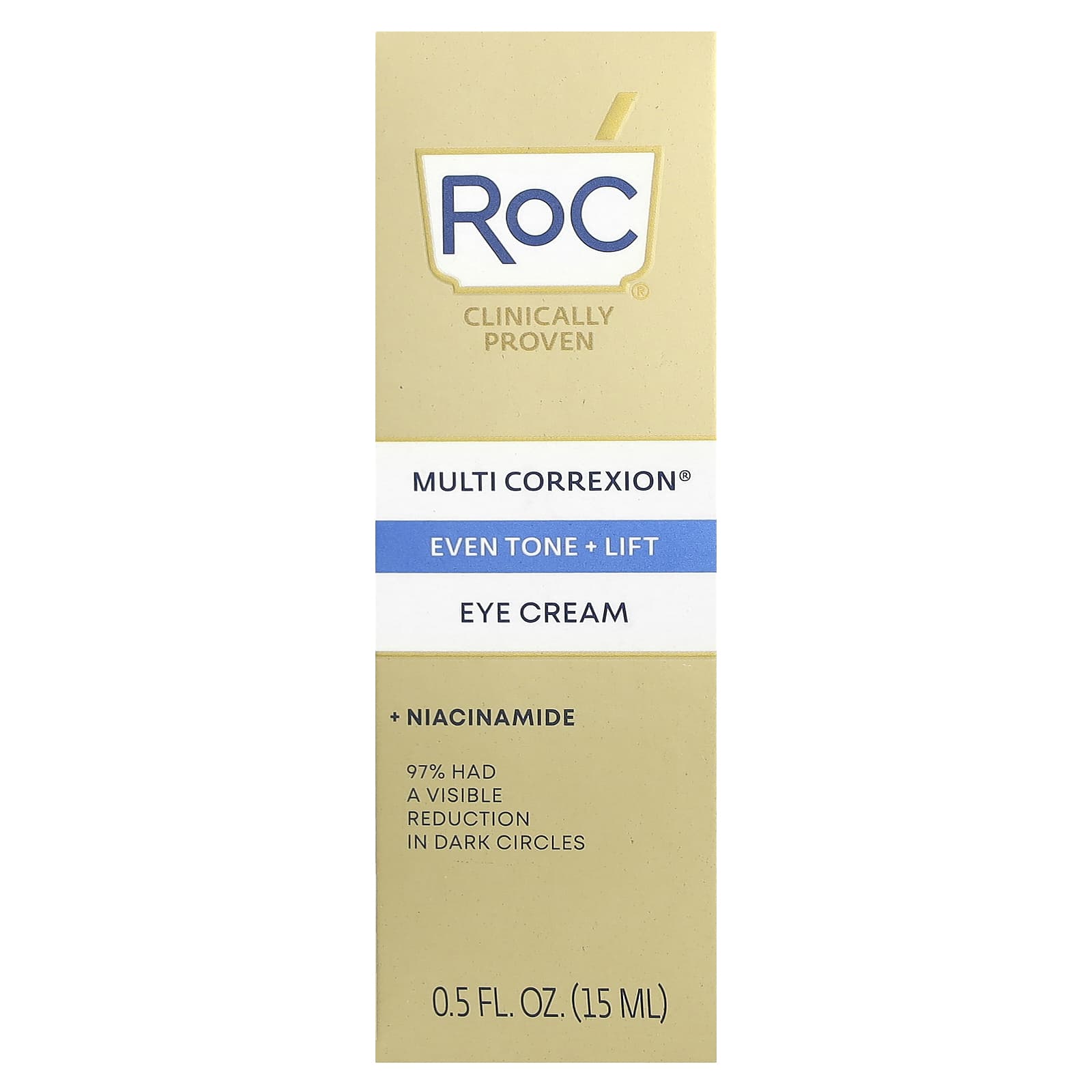 RoC, Multi Correxion®, Even Tone + Lift, Eye Cream, 0.5 fl oz (15 ml)
