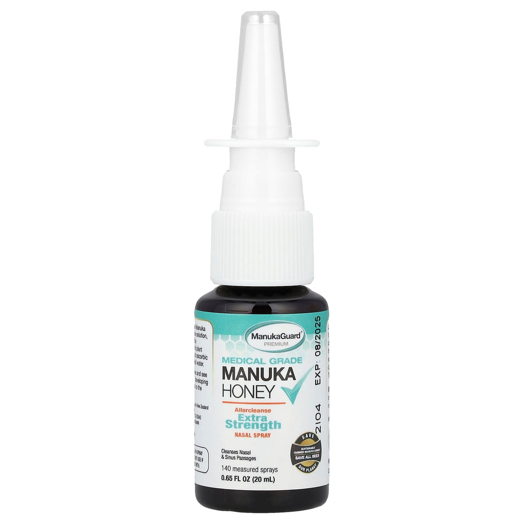 ManukaGuard, Medical Grade Manuka Honey Nasal Spray, 0.65 fl oz (20 ml)