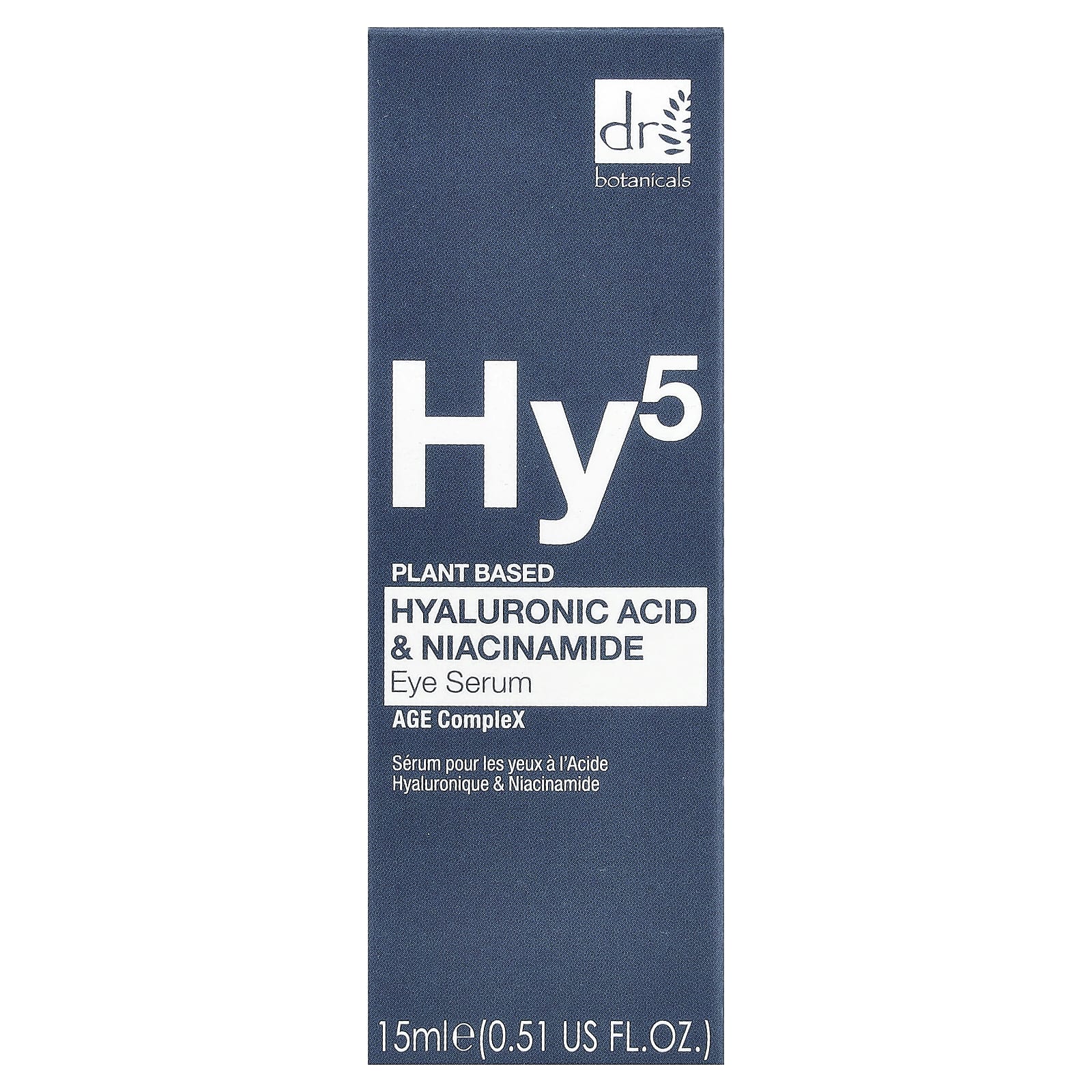 Dr. Botanicals, Hyaluronic Acid & Niacinamide Eye Serum, 0.51 fl oz (15 ml)
