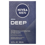 Nivea, Men, Deep, Refreshing & Hydrating After Shave, Vanilla & Bourbon, 3.3 fl oz (100 ml)