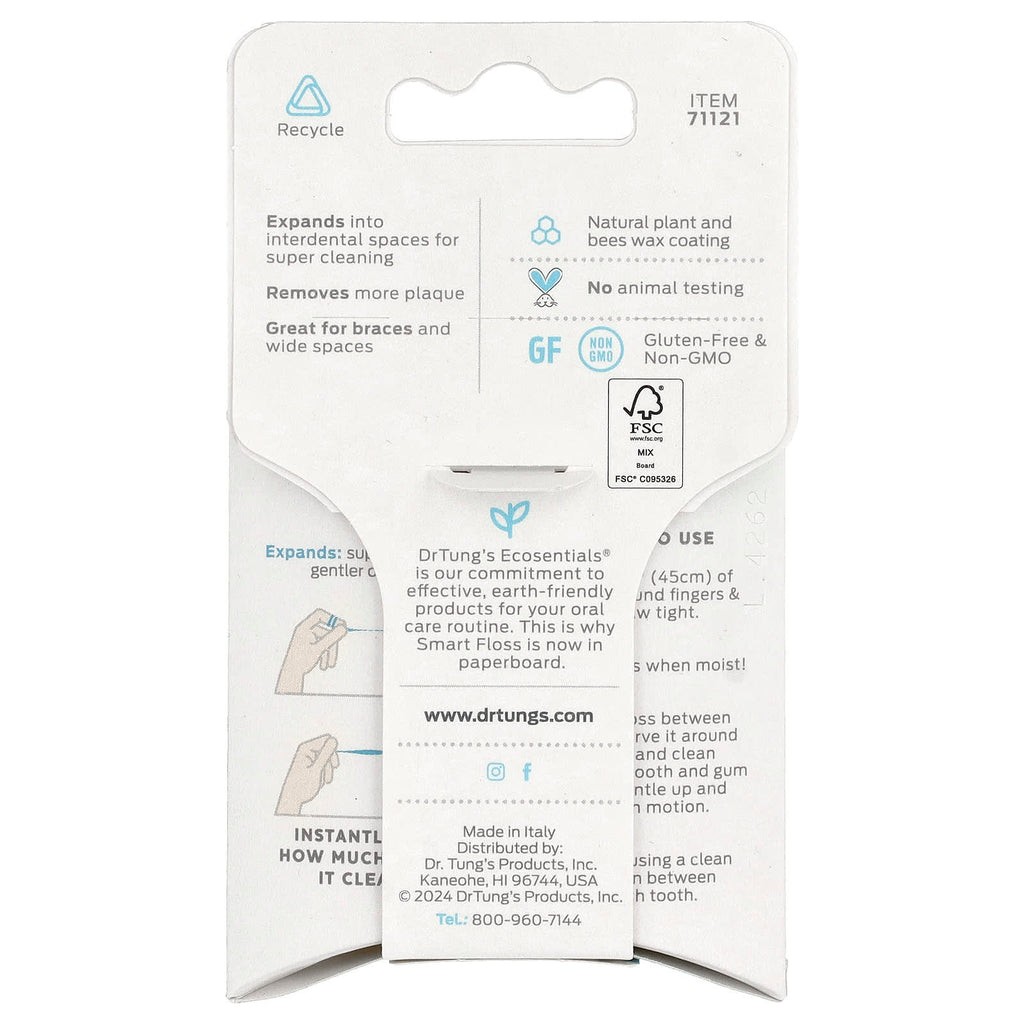 Dr. Tung's, Smart Floss®, Natural Cardamom, 30 yd (27 m)