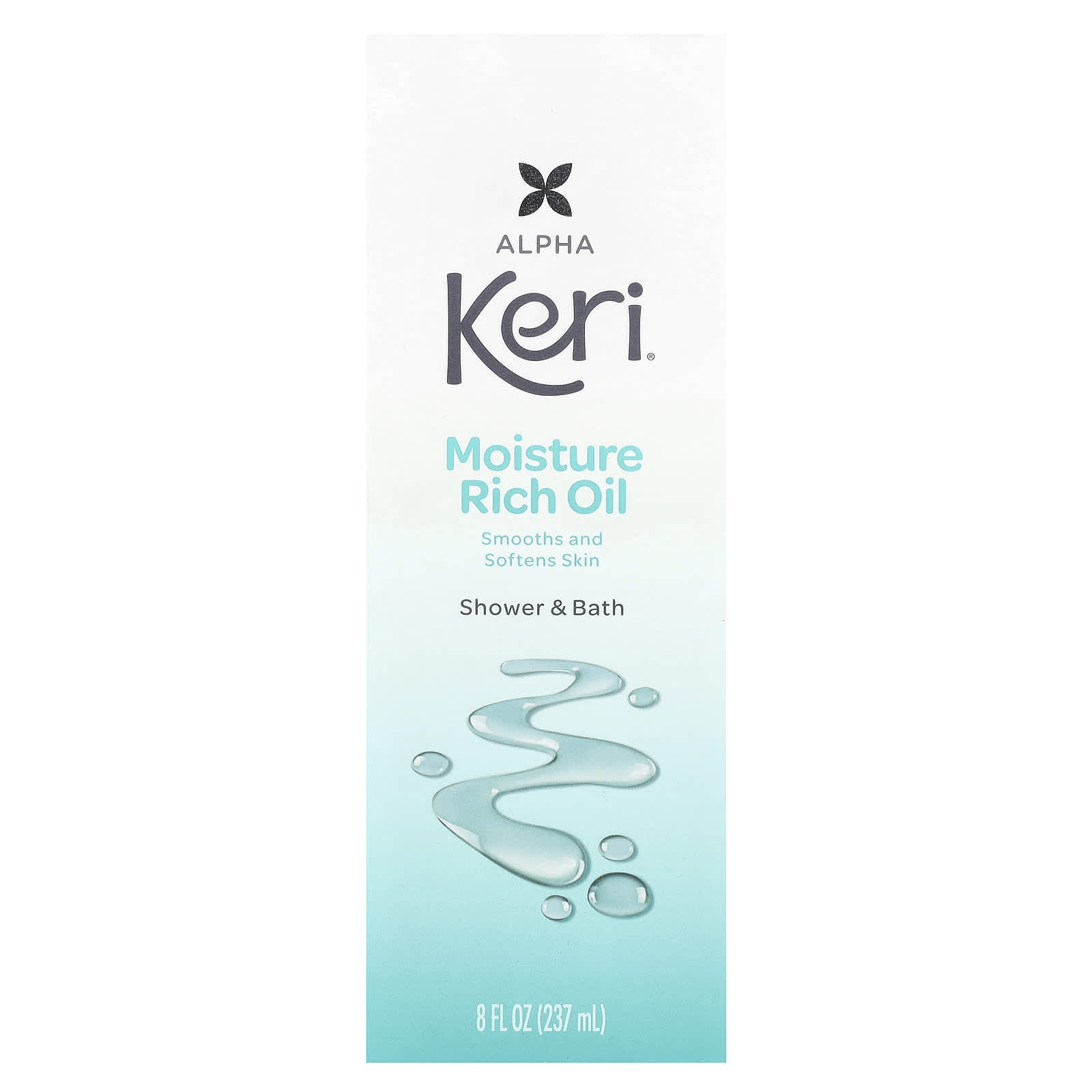 Keri, Moisture Rich Oil, Shower & Bath, 8 fl oz (237 ml)