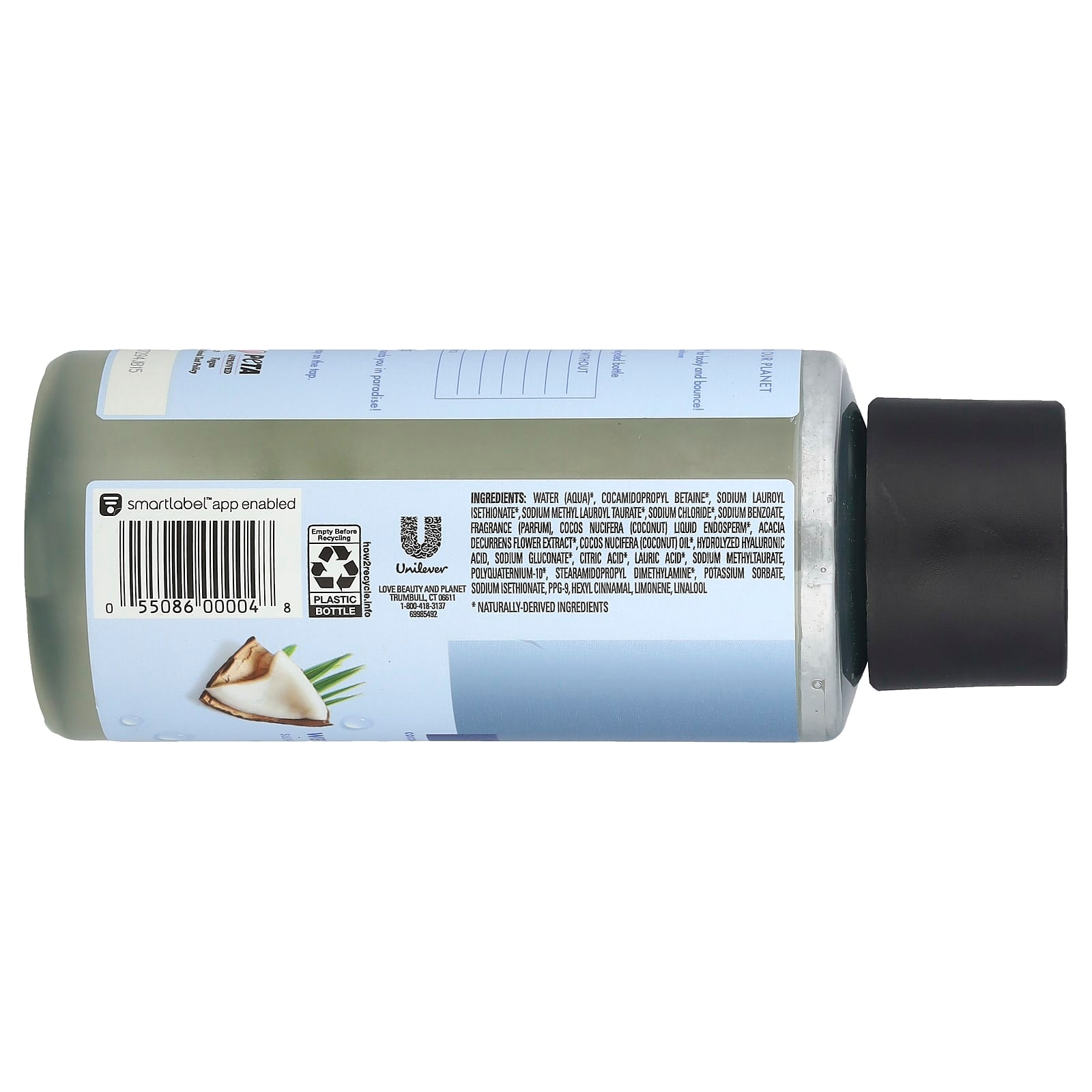 Love Beauty and Planet, Vegan Shampoo, For All Hair Types, Coconut Water & Mimosa Flower,, 13.5 fl oz (400 ml)