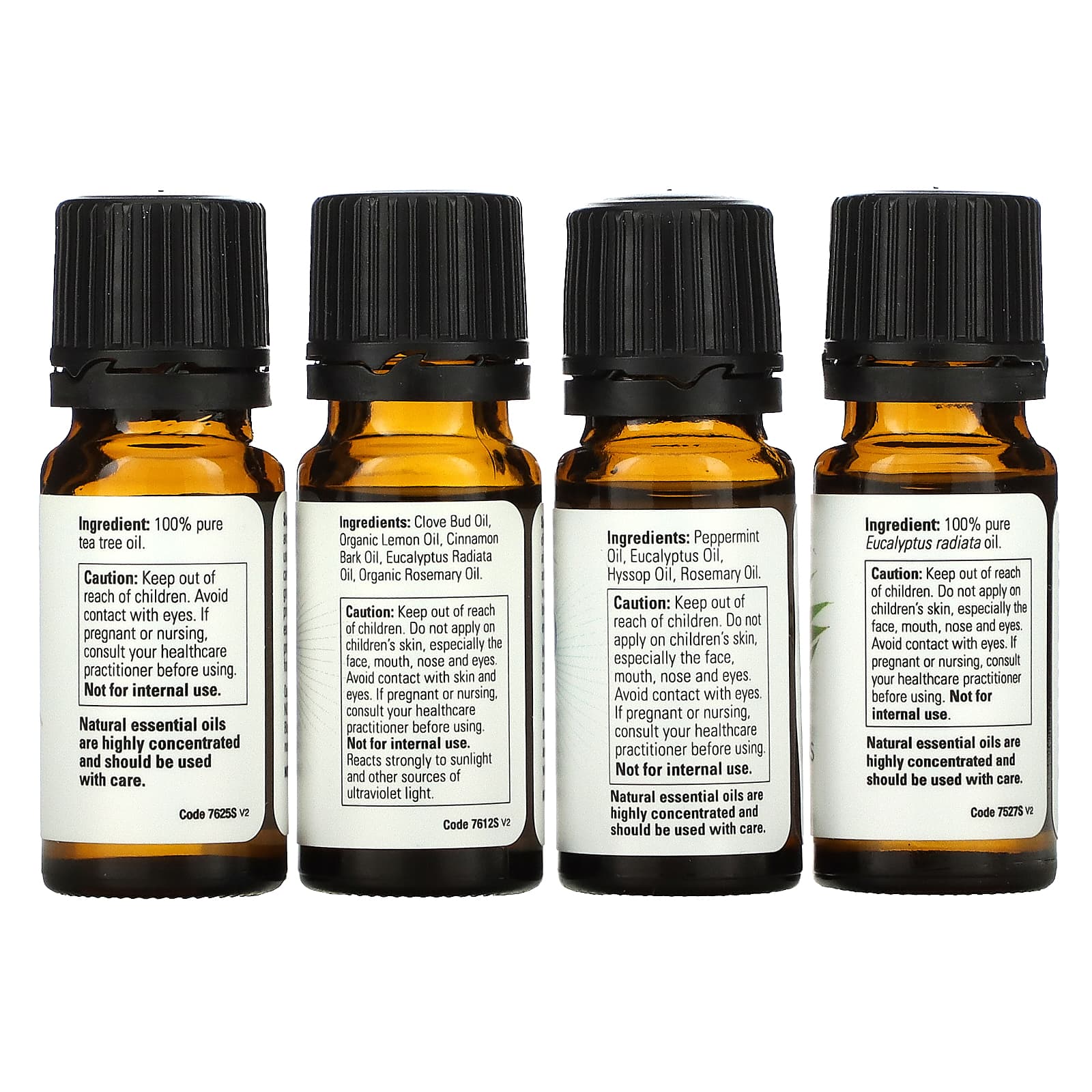 NOW Foods, Solutions, Seasonal Changes, Balancing Essential Oils Kit, 4 Bottles, 1/3 fl oz (10 ml) Each