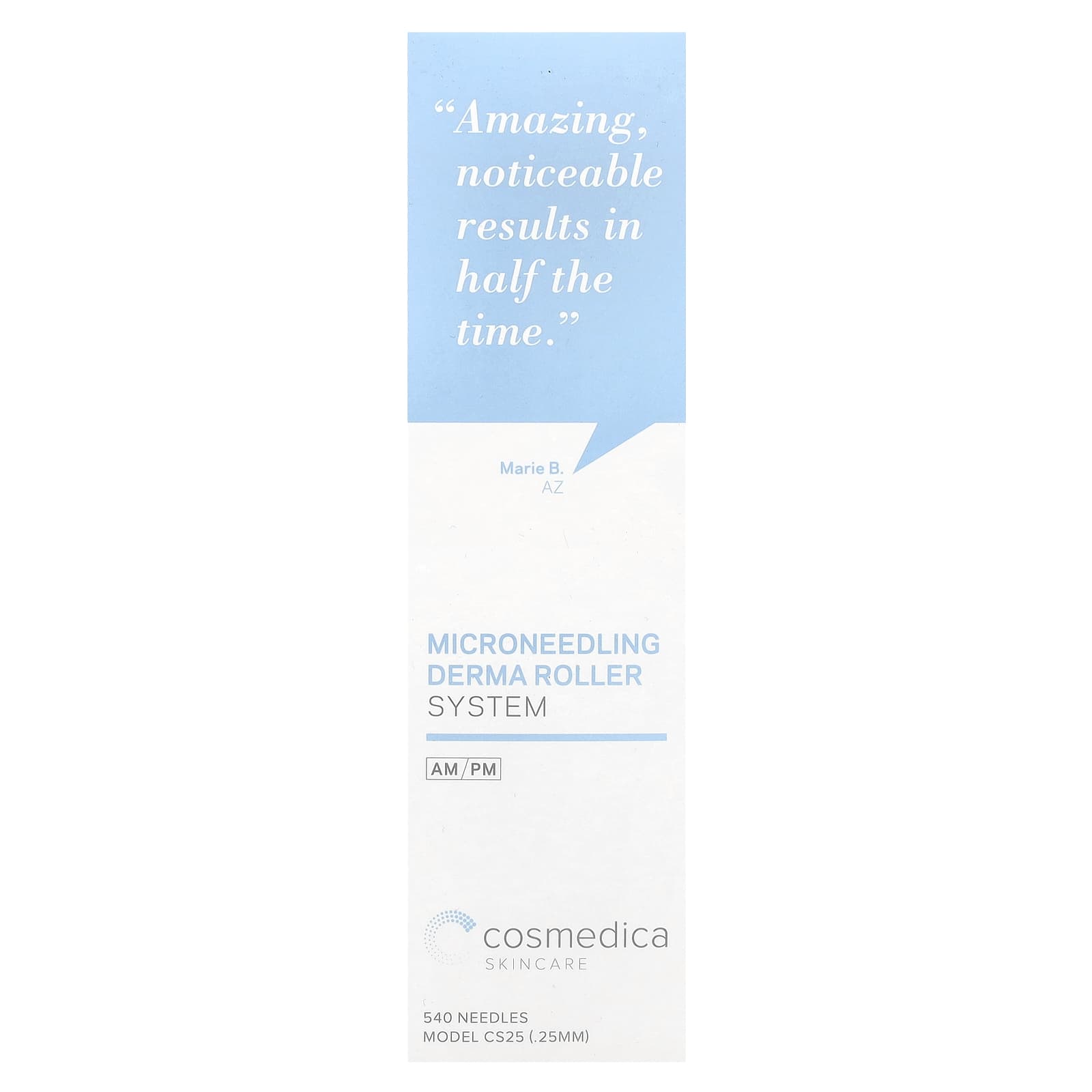 Cosmedica Skincare, Microneedling Derma Roller System, 1 Roller