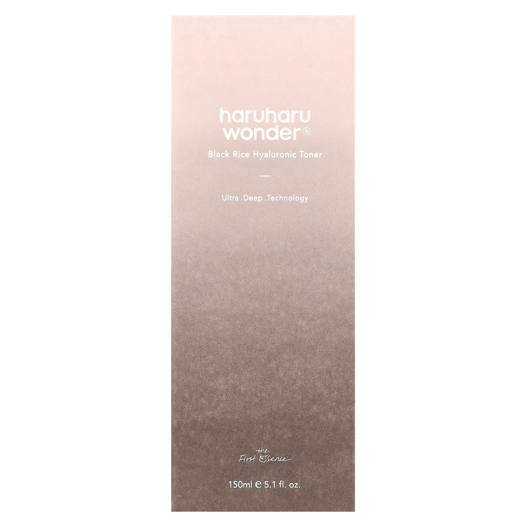 Haruharu, Wonder®, Black Rice Hyaluronic Toner, 5.1 fl oz (150 ml)