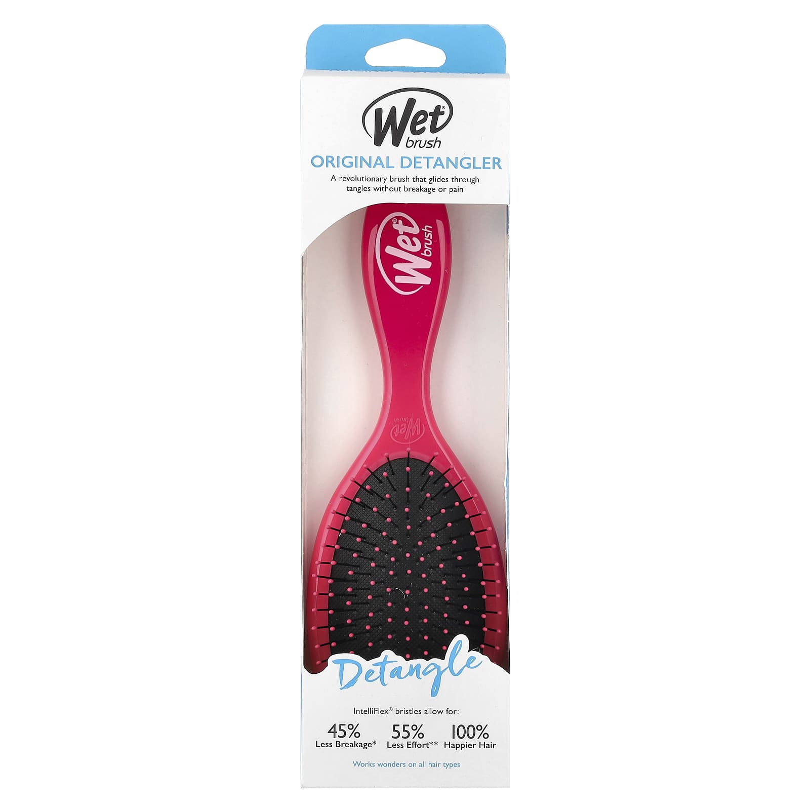 Wet Brush, Original Detangler Brush, Pink, 1 Brush