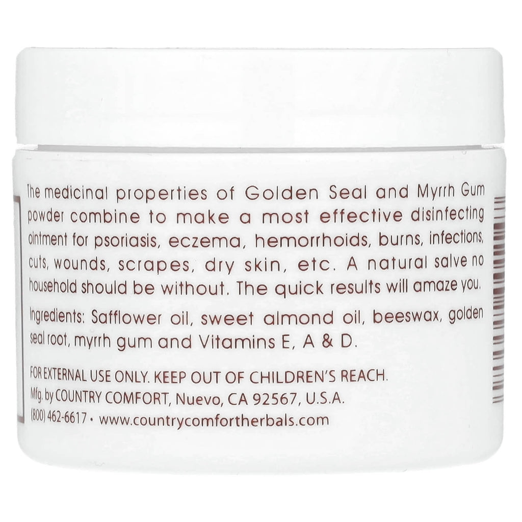 Country Comfort, Herbal Savvy, Golden Seal-Myrrh, 2 oz (57 g)